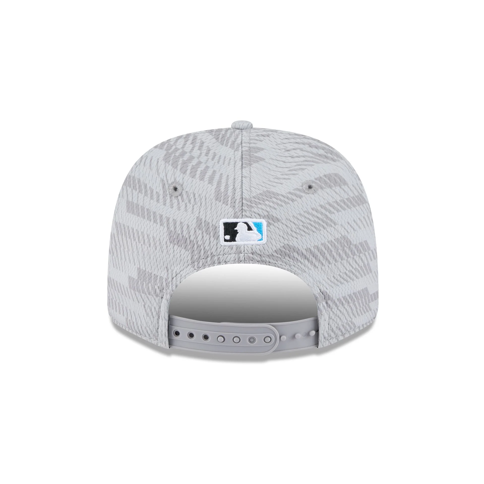 Miami Marlins 2025 Clubhouse Gray 9SEVENTY Stretch-Snap Hat