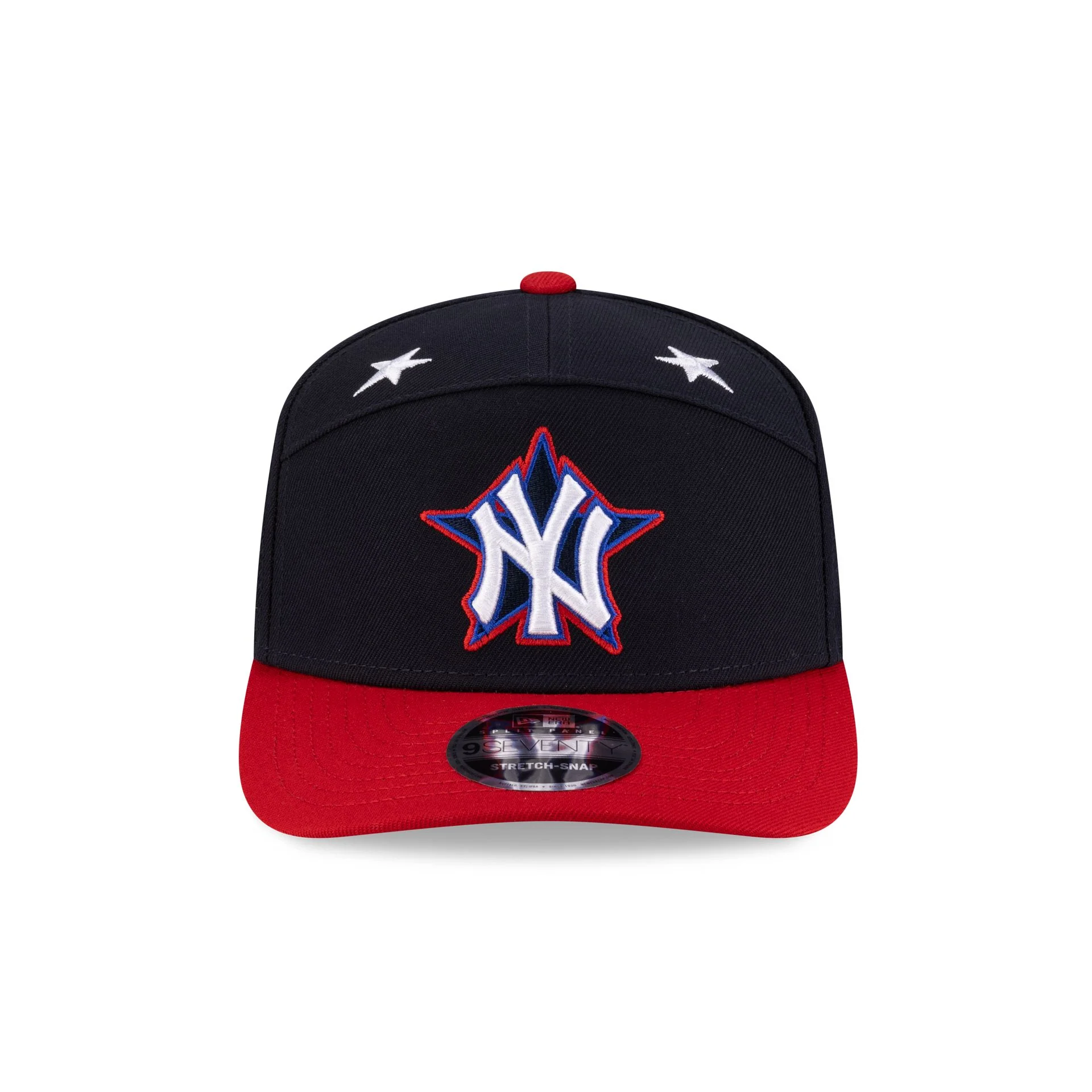 New York Yankees 2025 All-Star Game Workout Split Panel 9SEVENTY Stretch-Snap Hat