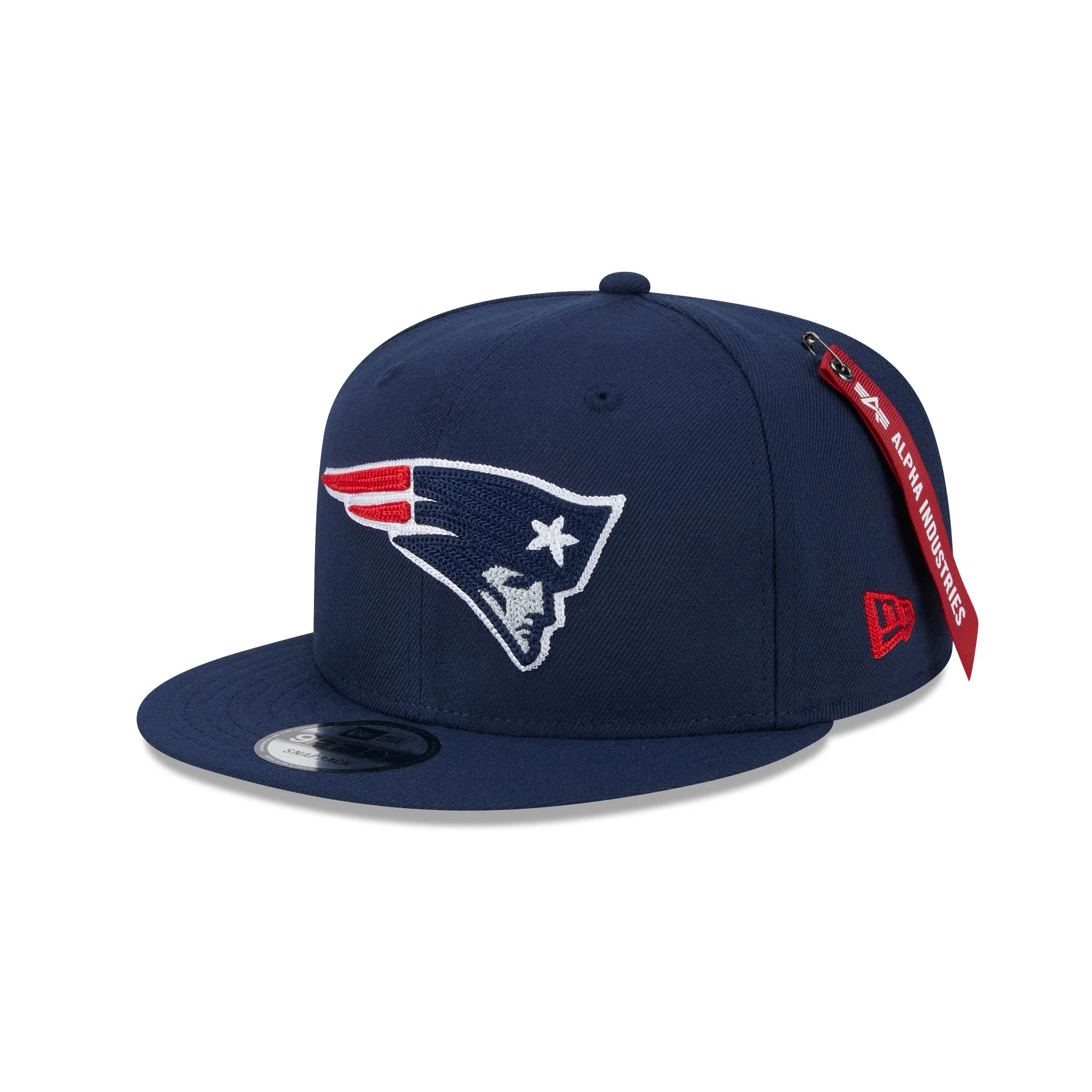 Alpha Industries x New England Patriots Navy 9FIFTY Snapback Hat