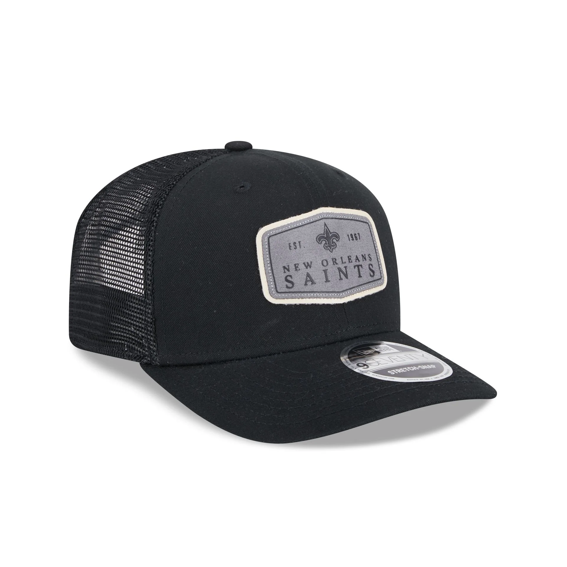New Orleans Saints Labeled 9SEVENTY Stretch-Snap Hat