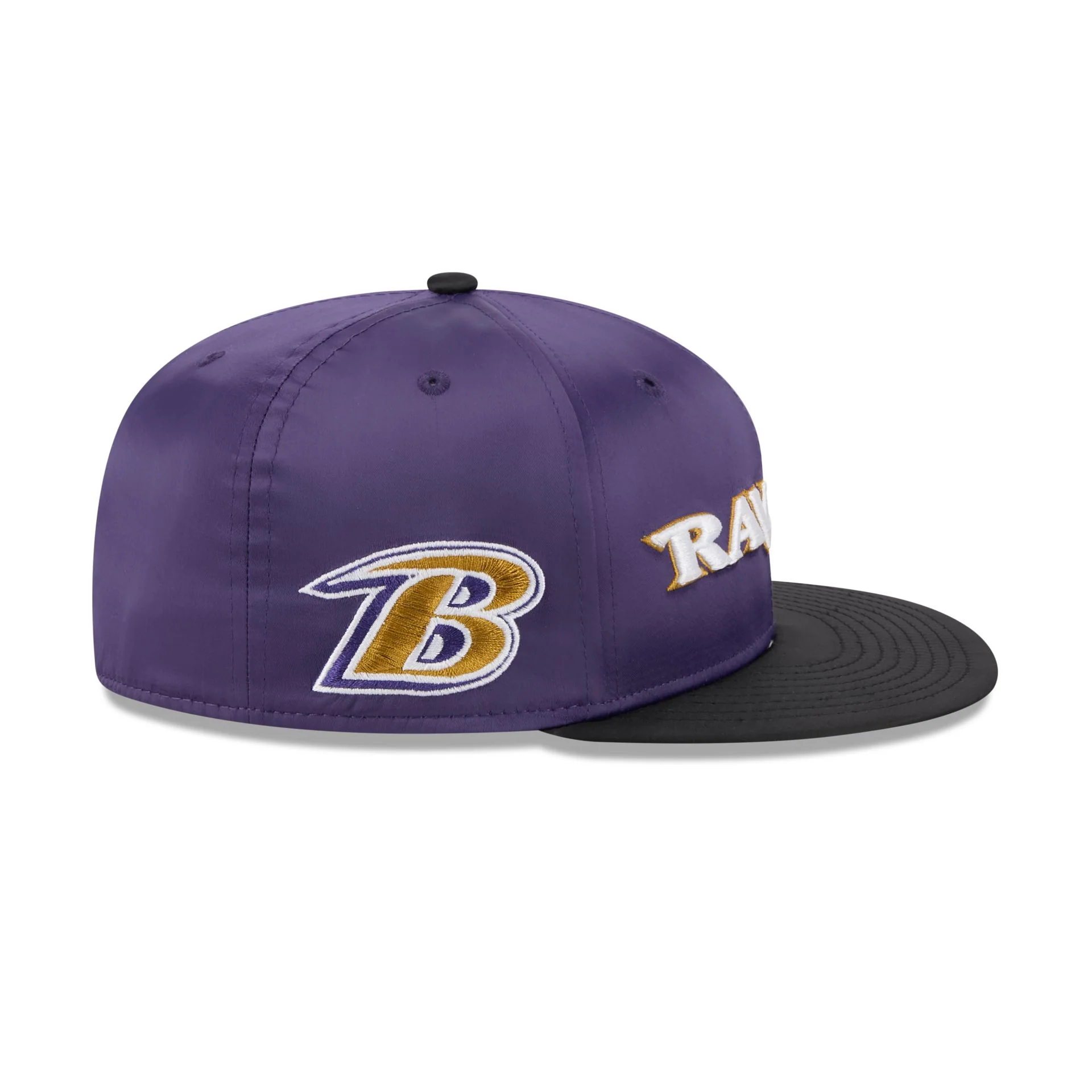 Baltimore Ravens Spring Satin 59FIFTY Fitted Hat