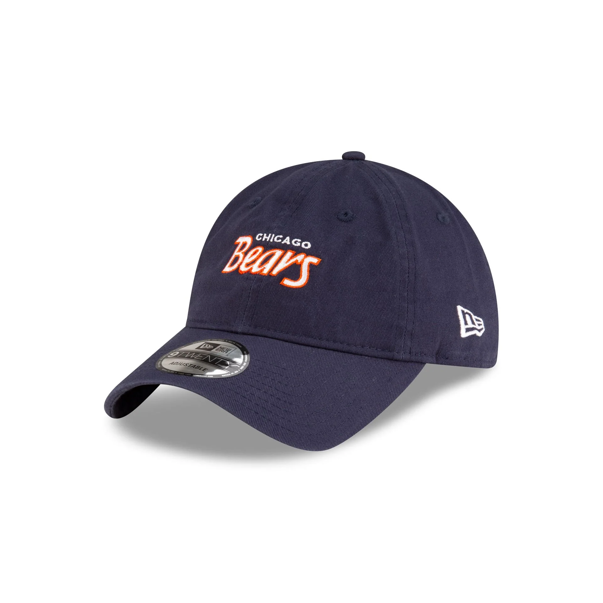Chicago Bears Washed Script 9TWENTY Adjustable Hat
