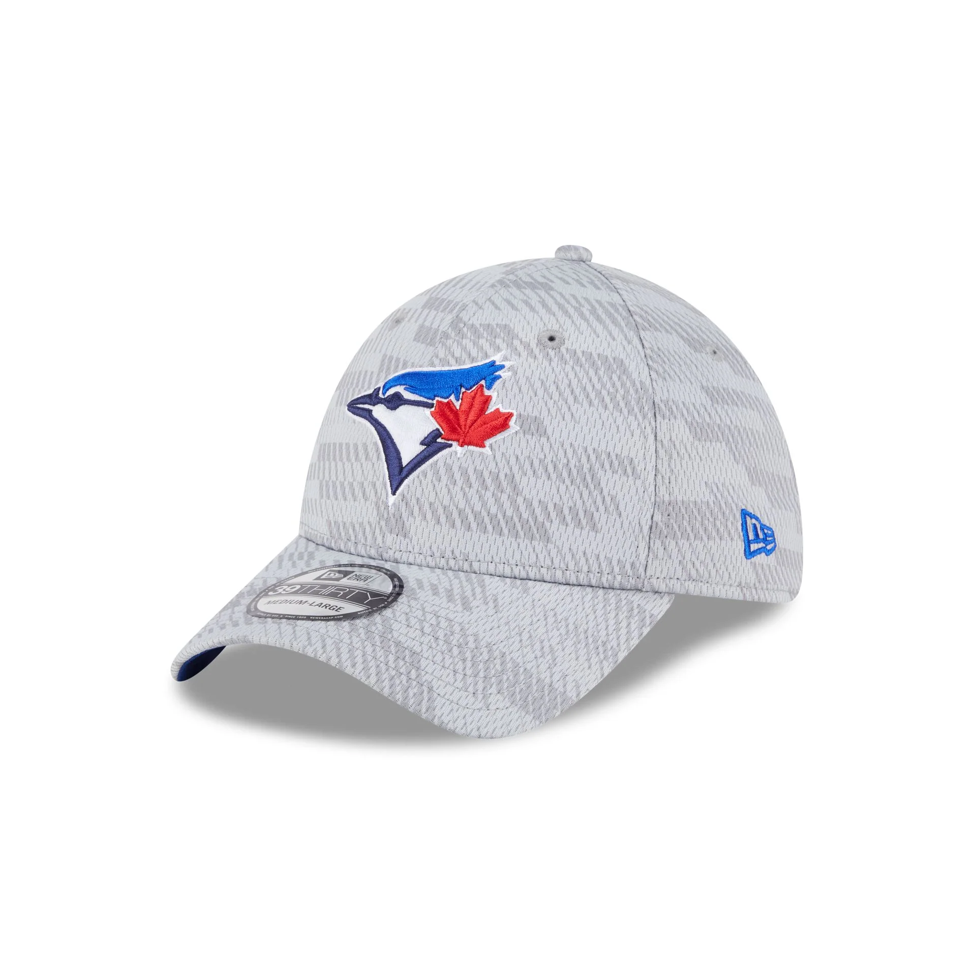 Toronto Blue Jays 2025 Clubhouse Gray 39THIRTY Stretch Fit