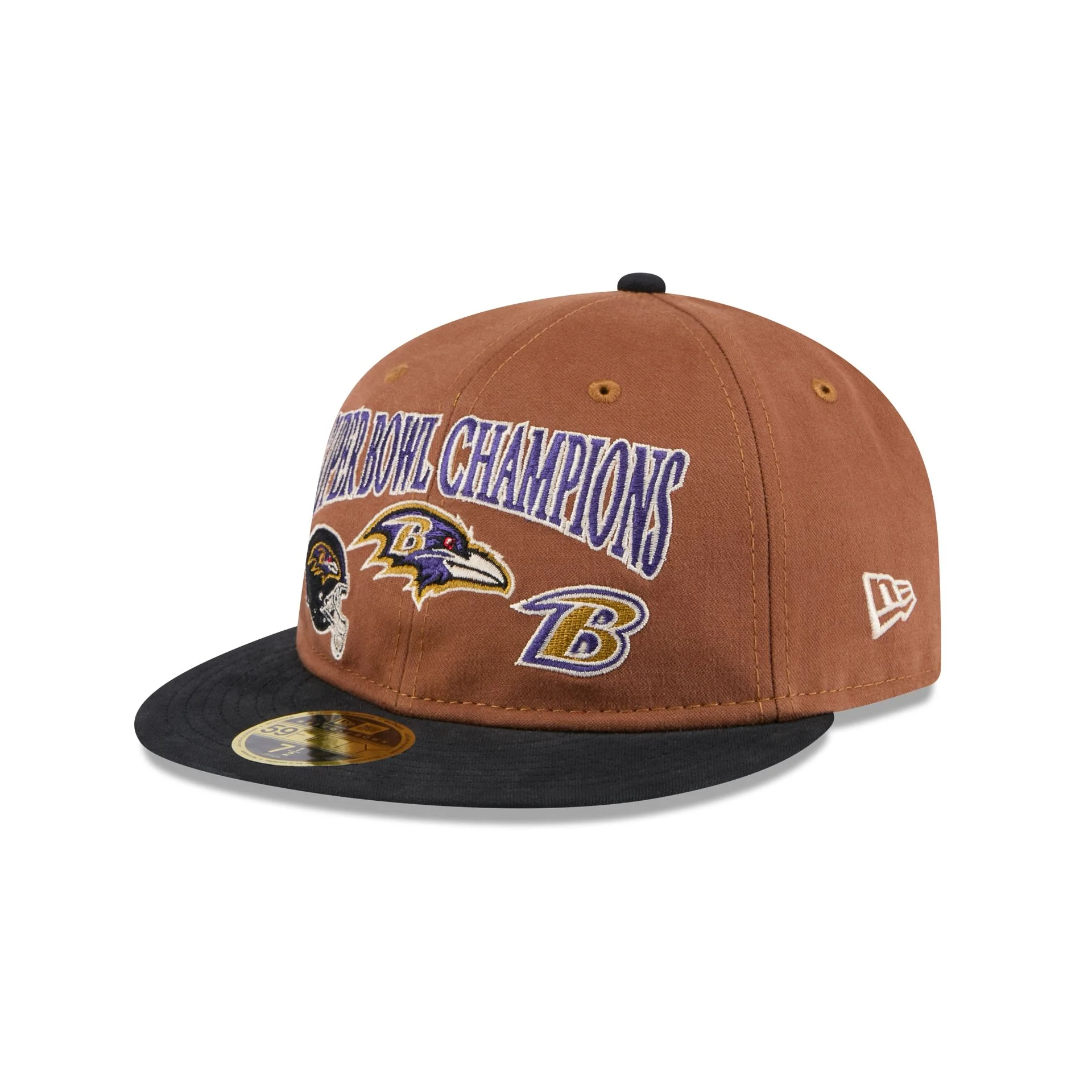 Baltimore Ravens Champions Retro Crown 59FIFTY Fitted Hat