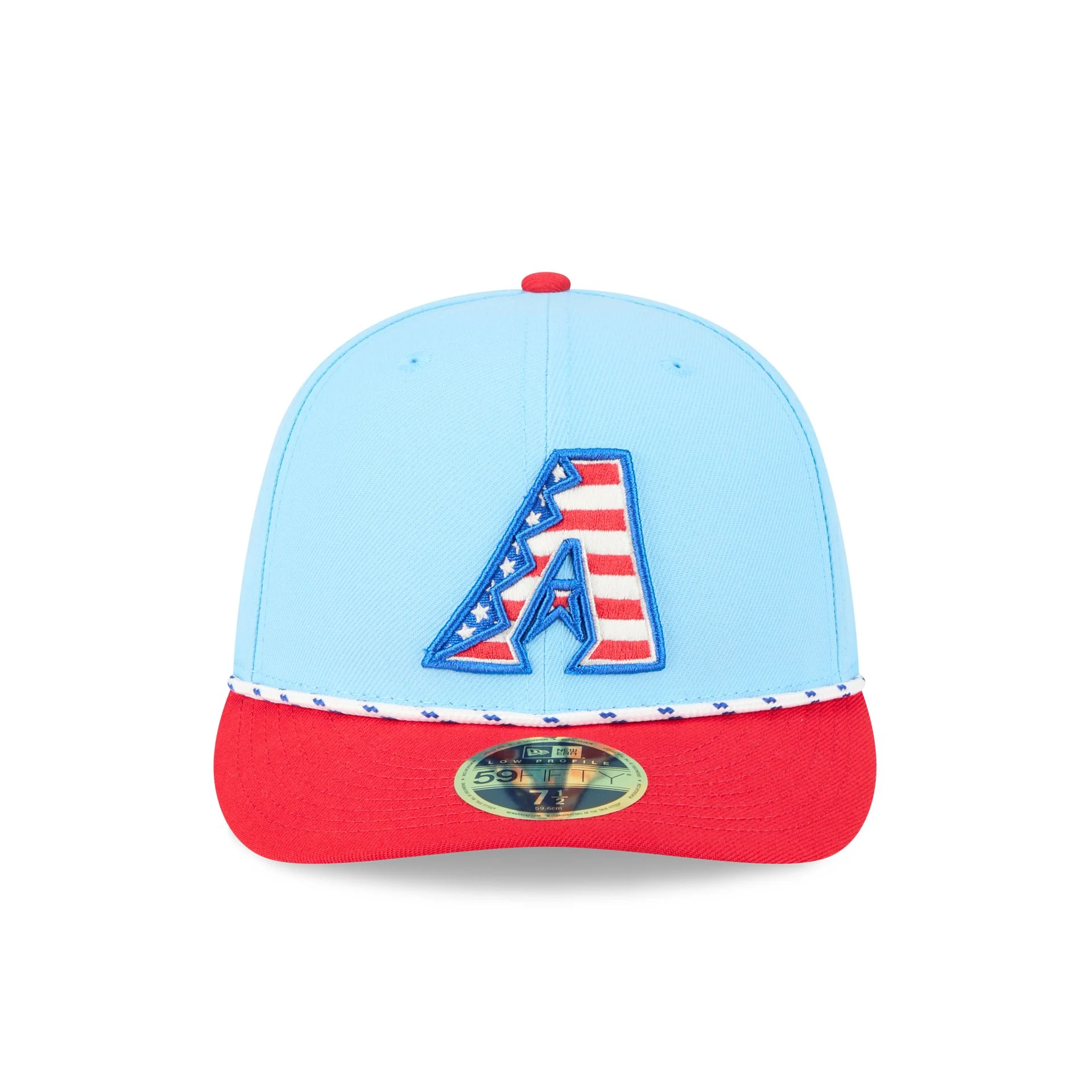 Arizona Diamondbacks Independence Day 2025 Low Profile 59FIFTY Fitted Hat