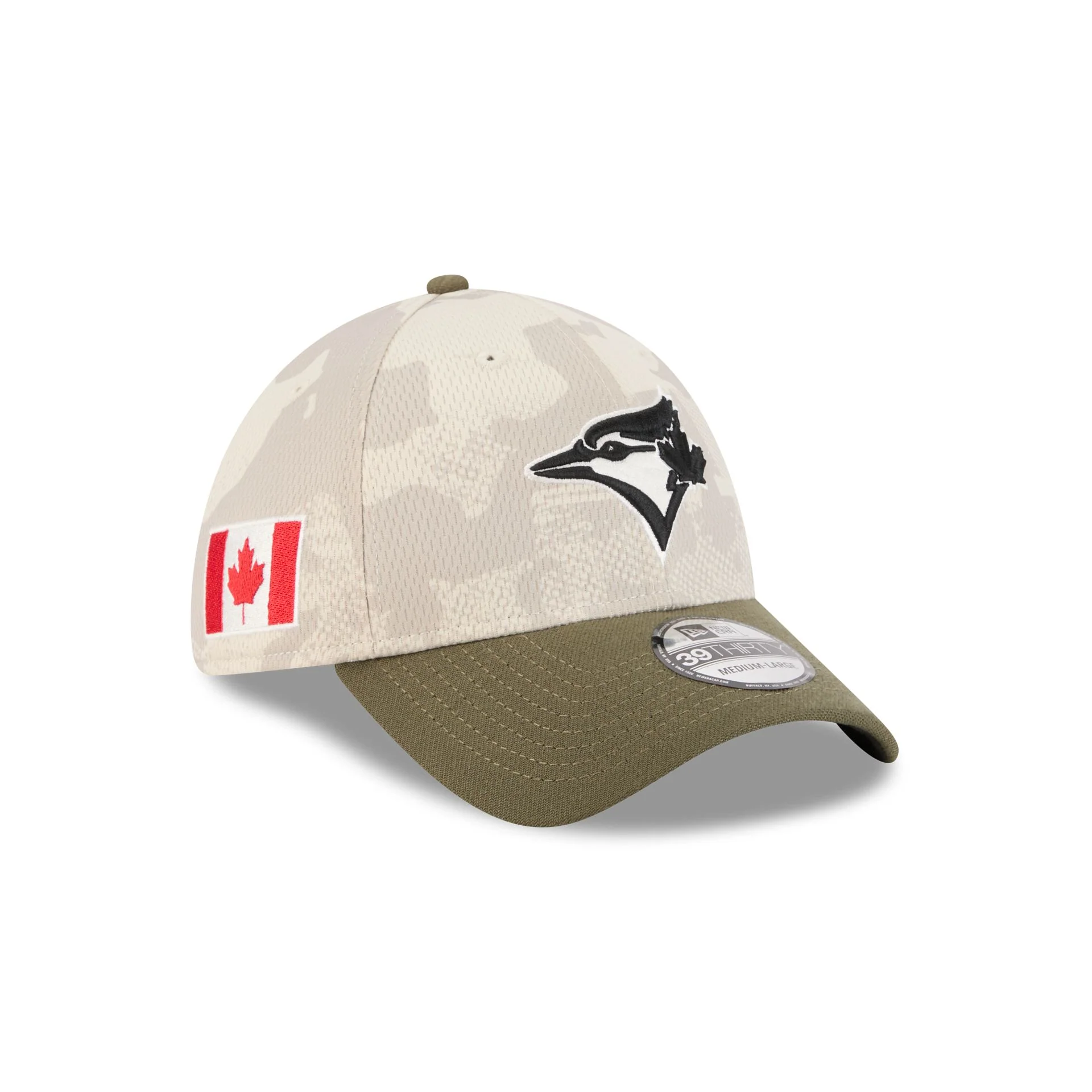 Toronto Blue Jays Armed Forces Day 2025 39THIRTY Stretch Fit Hat