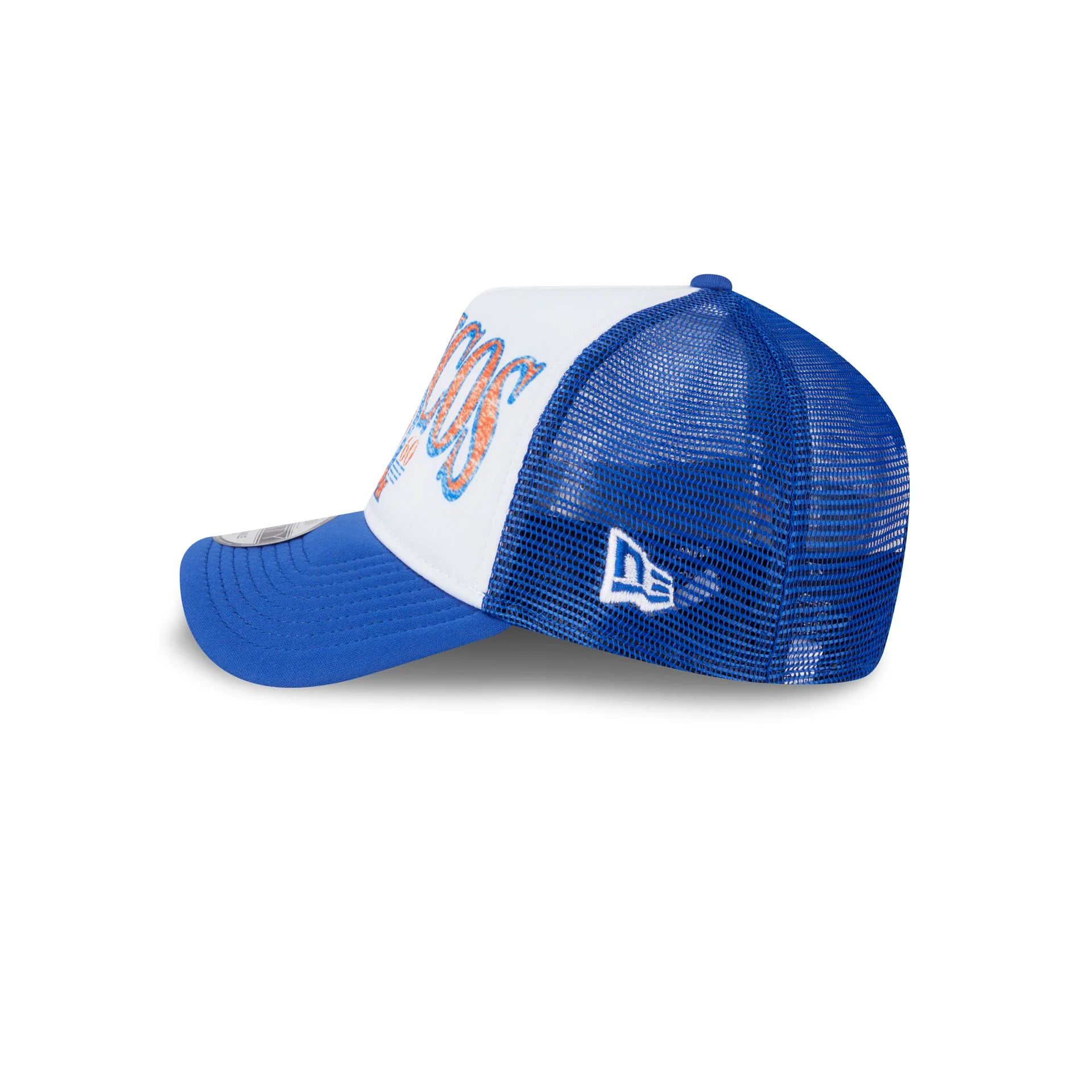 Denver Broncos Distressed 9FORTY A-Frame Trucker Hat