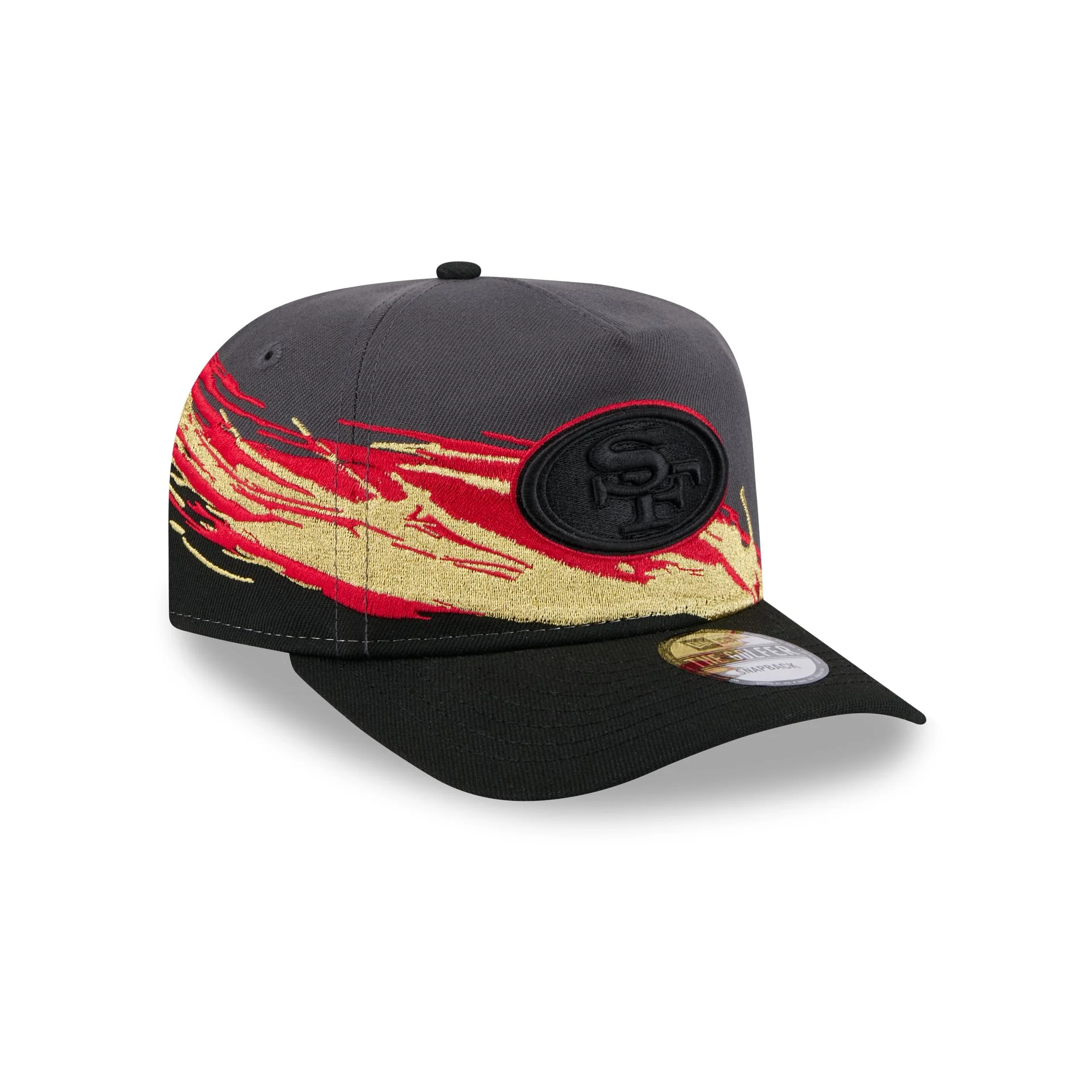 San Francisco 49ers Graphite Brushstroke Golfer Hat