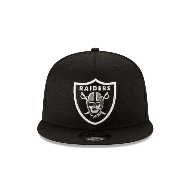 Las Vegas Raiders Basic Black 9FIFTY Snapback Hat