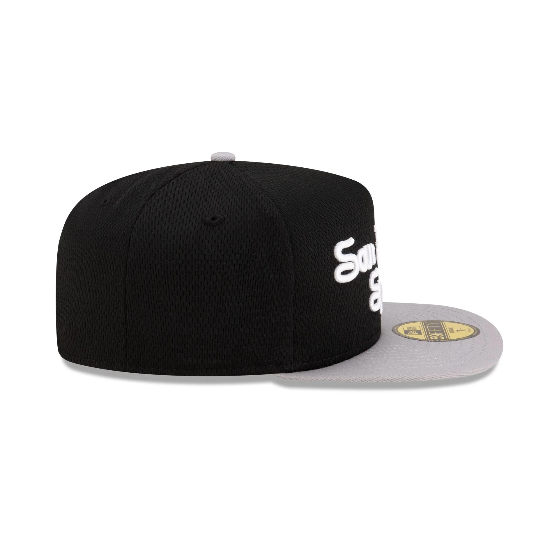 San Antonio Spurs Dashmark Mesh 59FIFTY A-Frame Fitted Hat