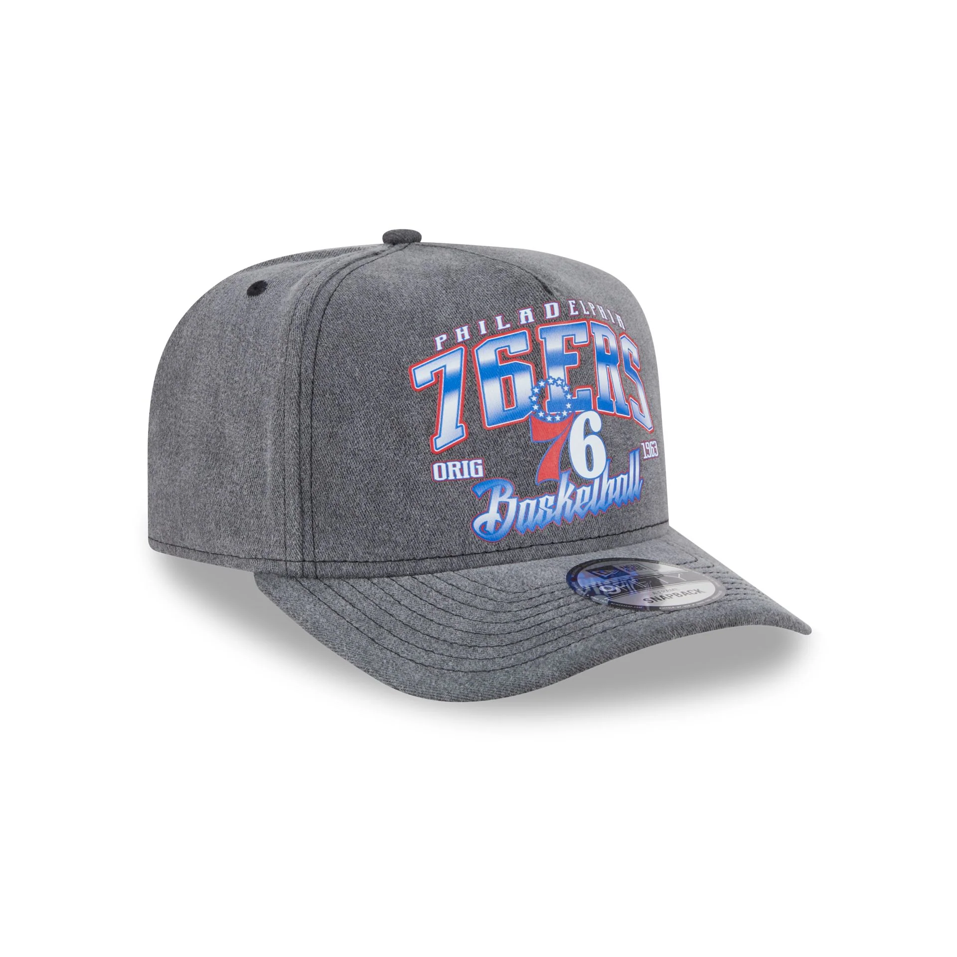 Philadelphia 76ers Washed 9FIFTY A-Frame Snapback Hat