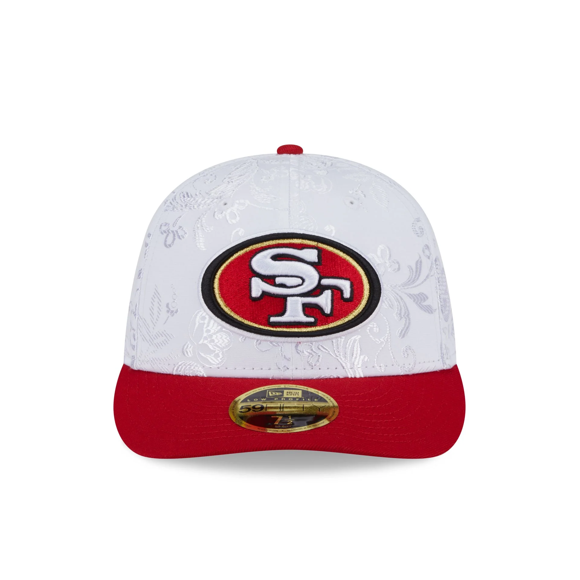San Francisco 49ers Floral Shine Low Profile 59FIFTY Fitted Hat