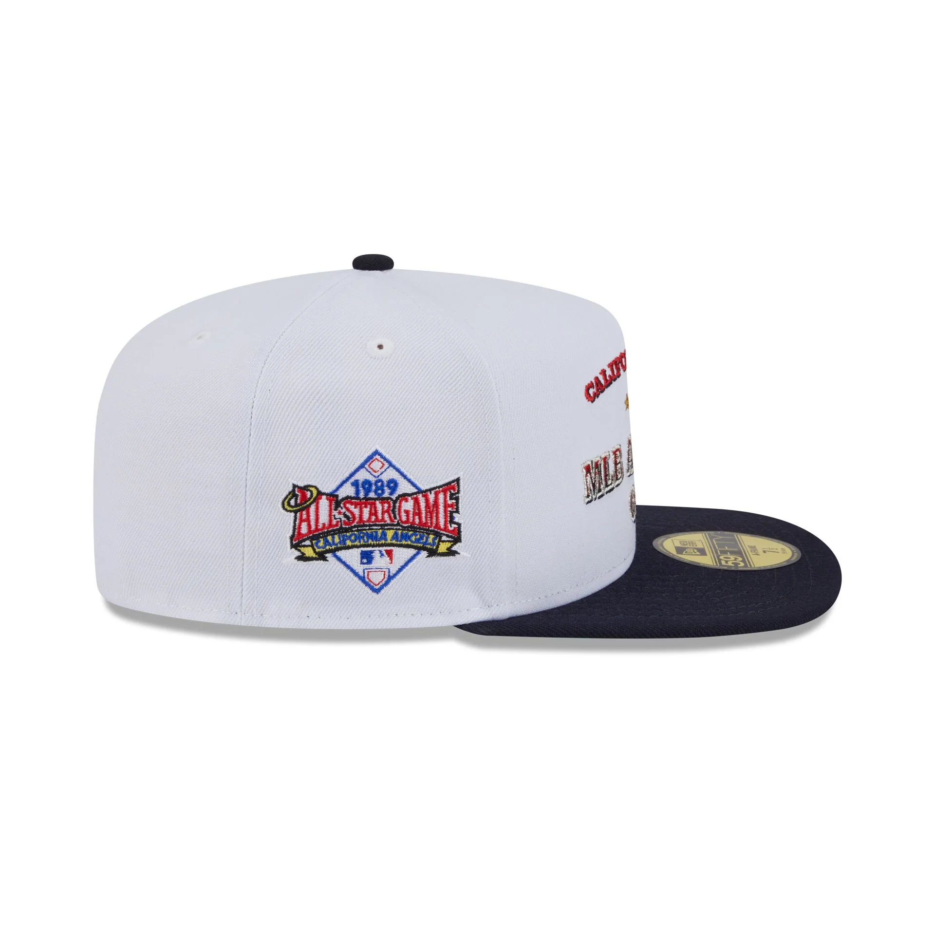 Los Angeles Angels Summer Derby White 59FIFTY A-Frame Fitted Hat