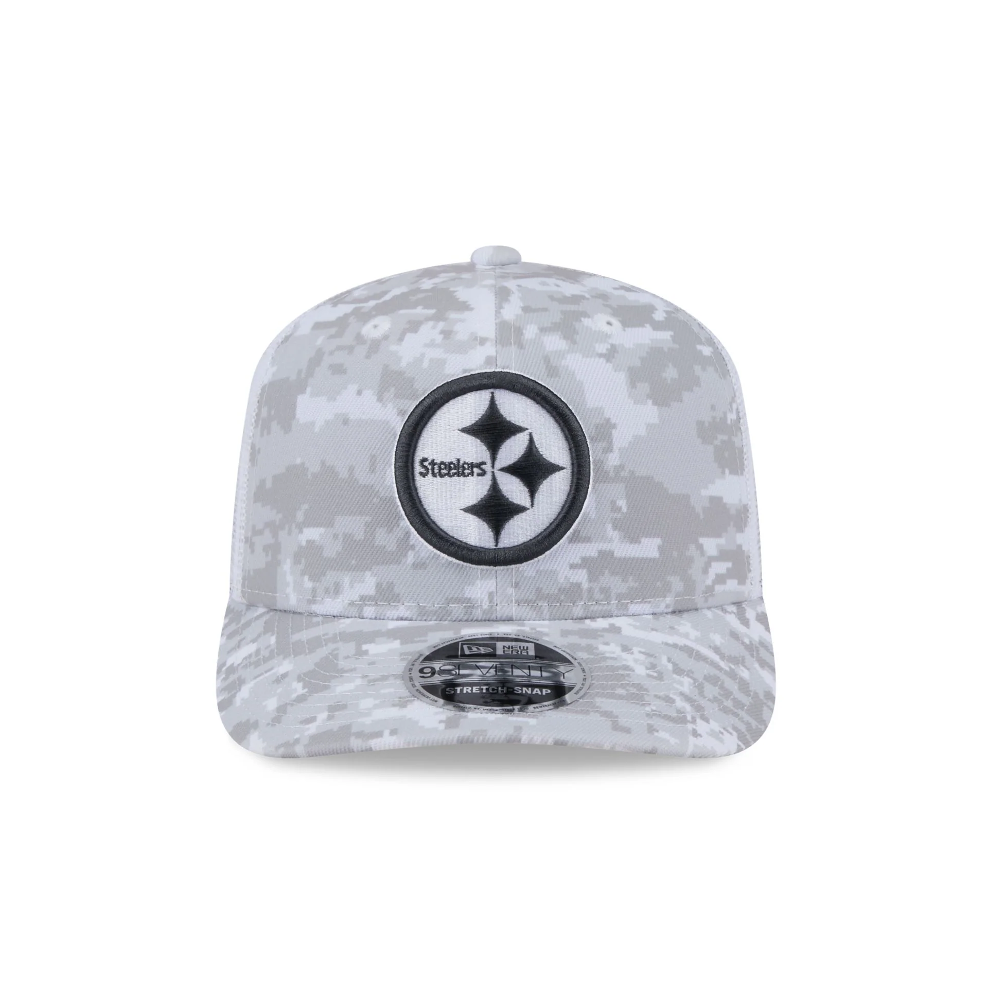 Pittsburgh Steelers 2024 Salute to Service 9SEVENTY Trucker Hat