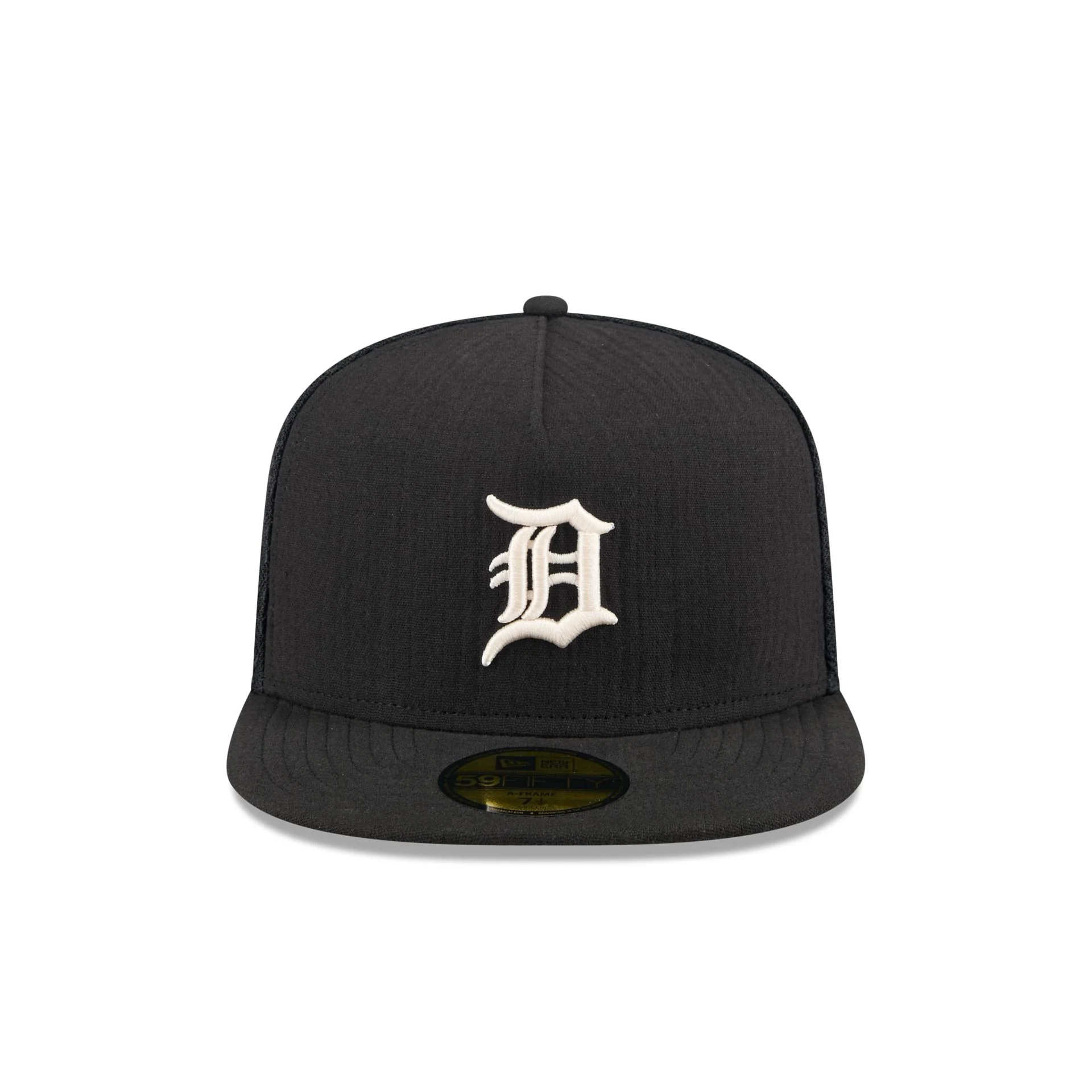 Detroit Tigers Black Mesh 59FIFTY A-Frame Fitted Hat