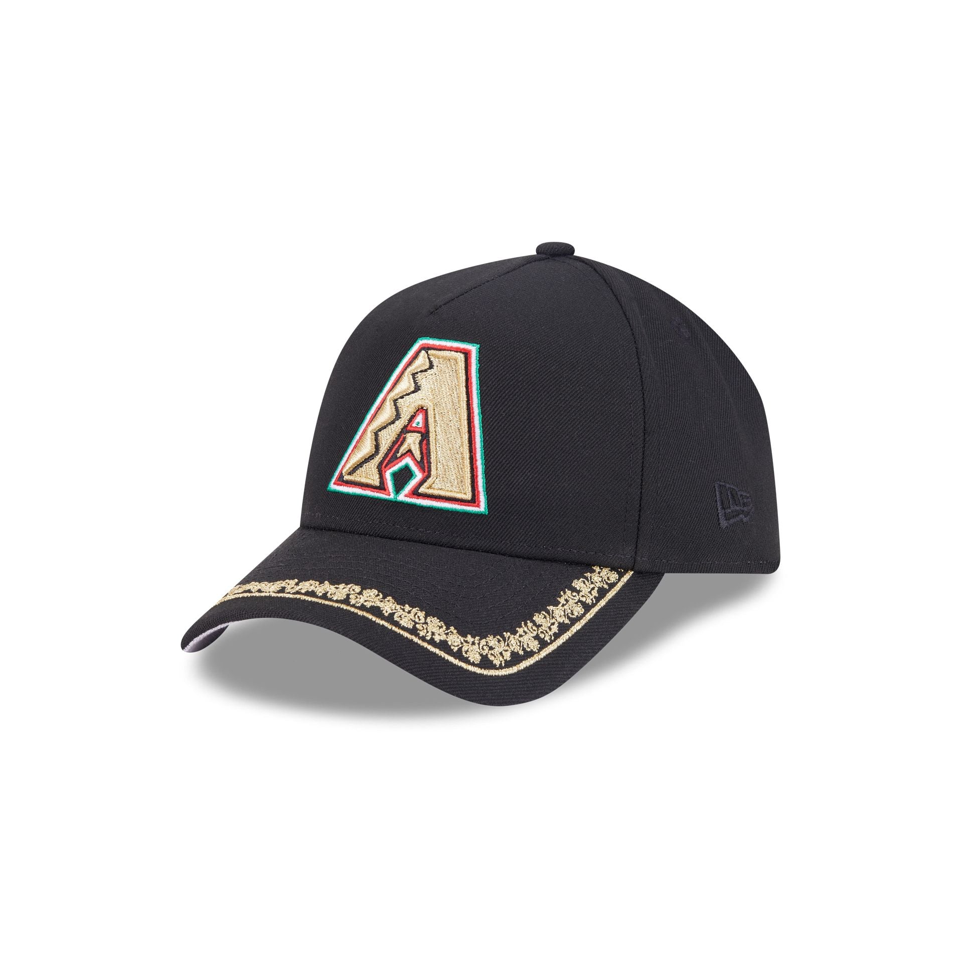 Arizona Diamondbacks Ornate Visor 9FORTY A-Frame Snapback Hat