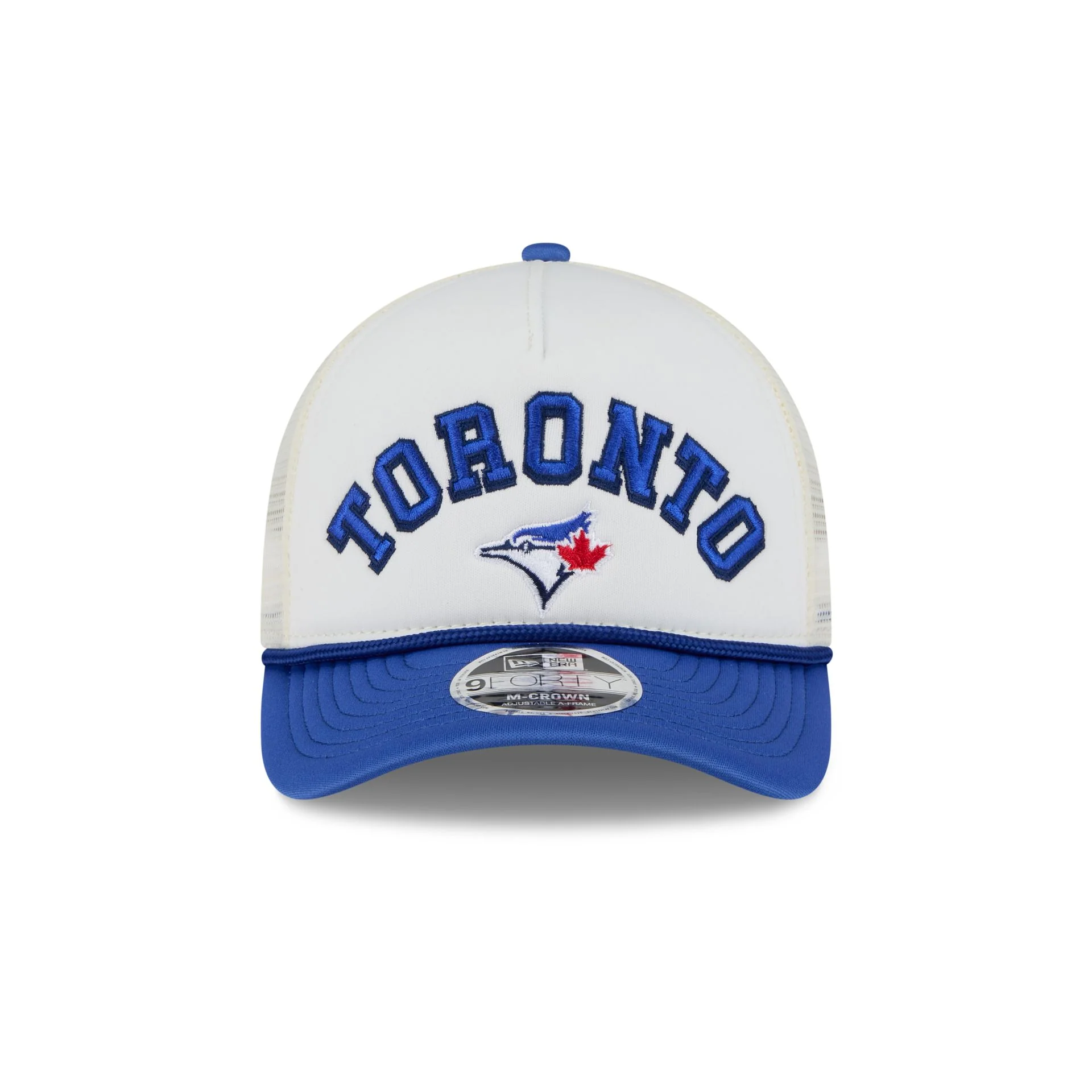 Toronto Blue Jays Chrome Arch 9FORTY M-Crown A-Frame Trucker Hat