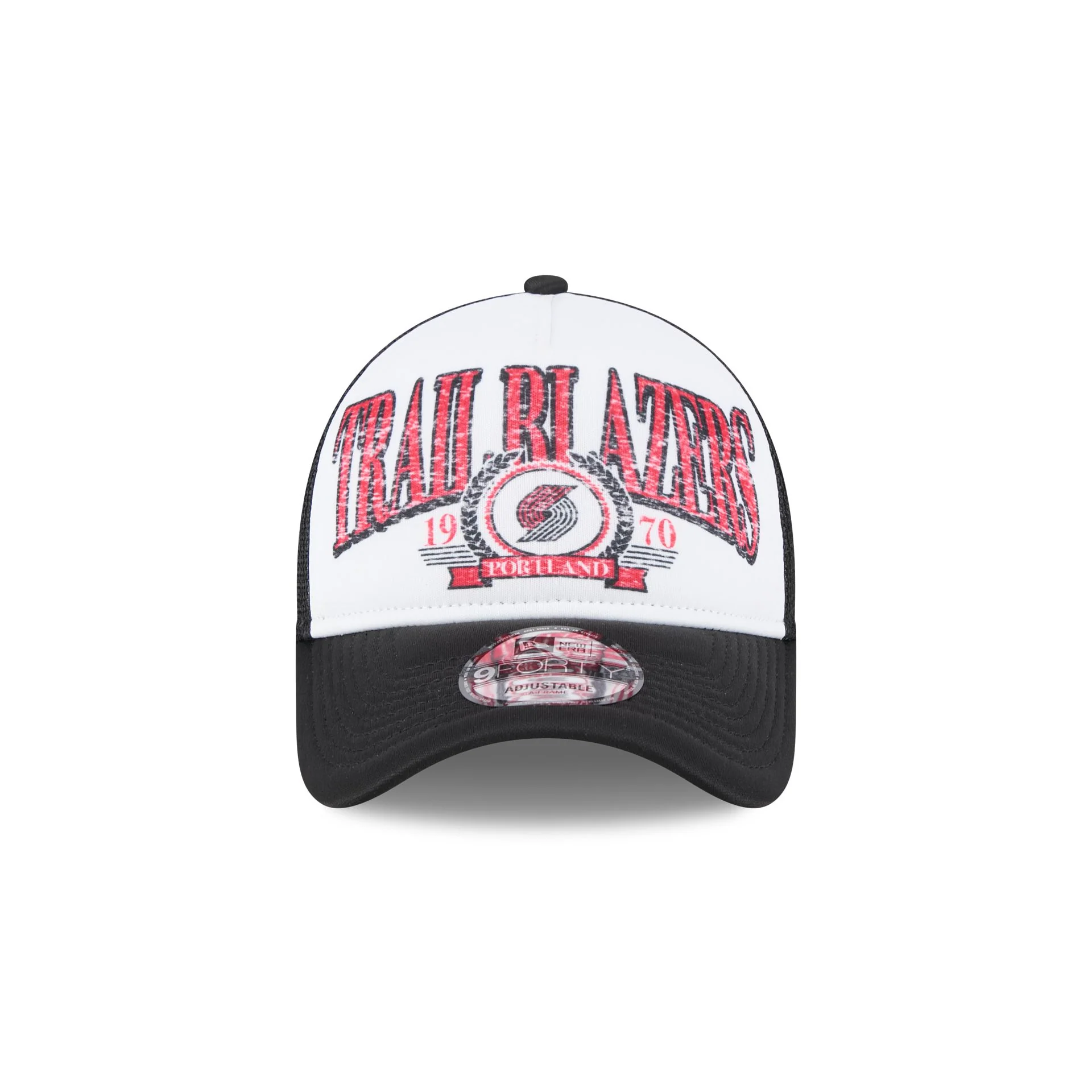 Portland Trail Blazers Distressed 9FORTY A-Frame Trucker Hat