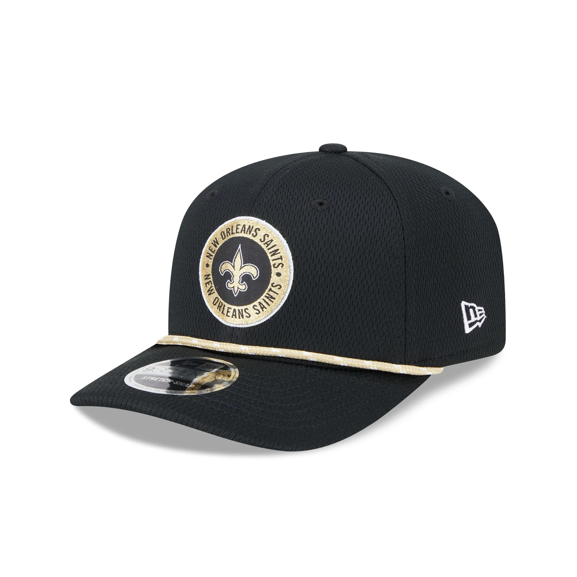 New Orleans Saints 2024 Sideline 9SEVENTY Stretch-Snap Hat