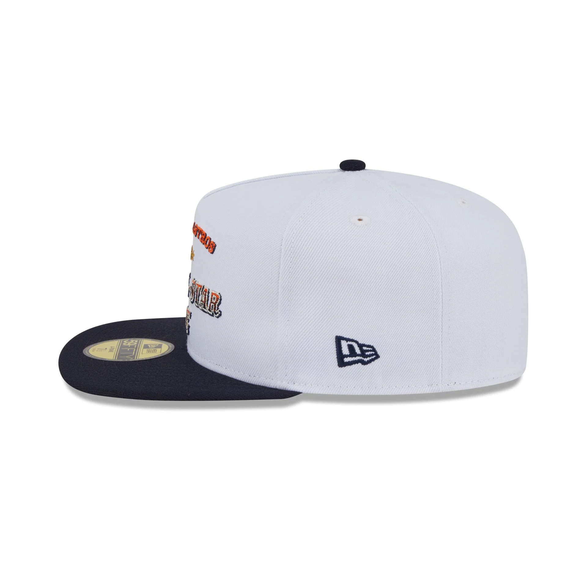 Houston Astros Summer Derby White 59FIFTY A-Frame Fitted Hat