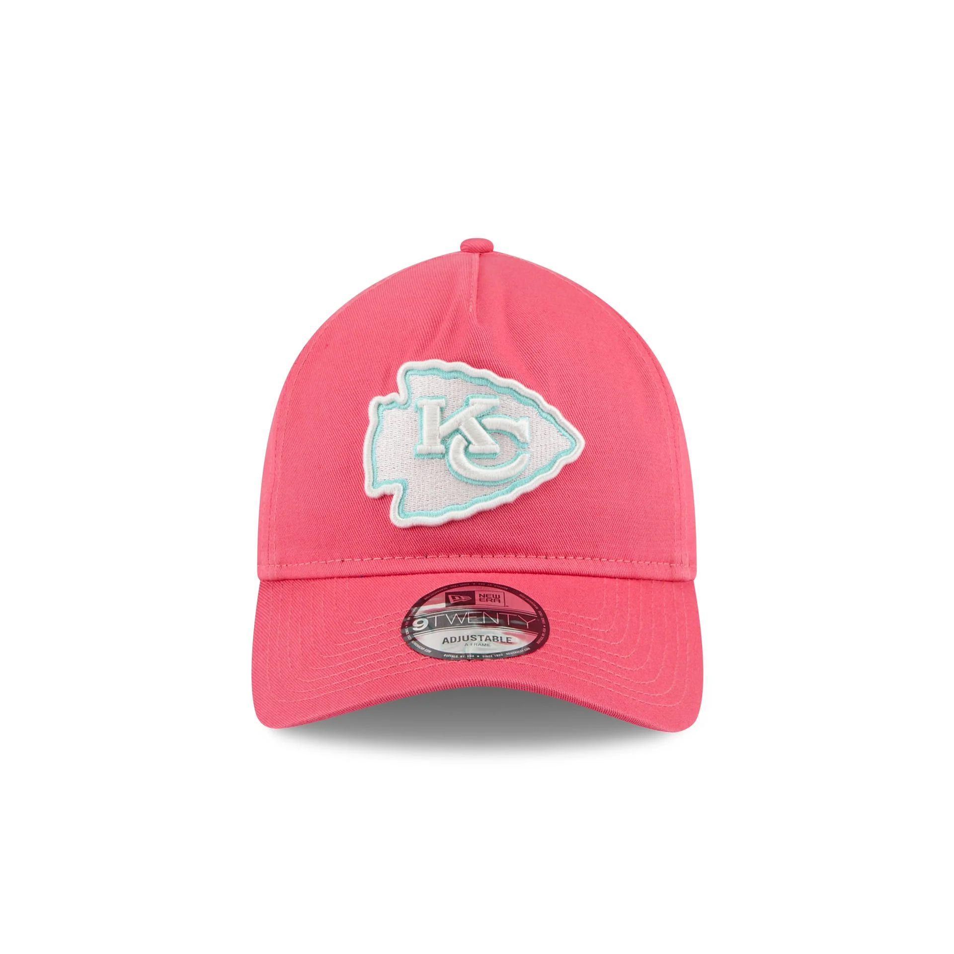 Kansas City Chiefs Coral 9TWENTY A-Frame Adjustable Hat