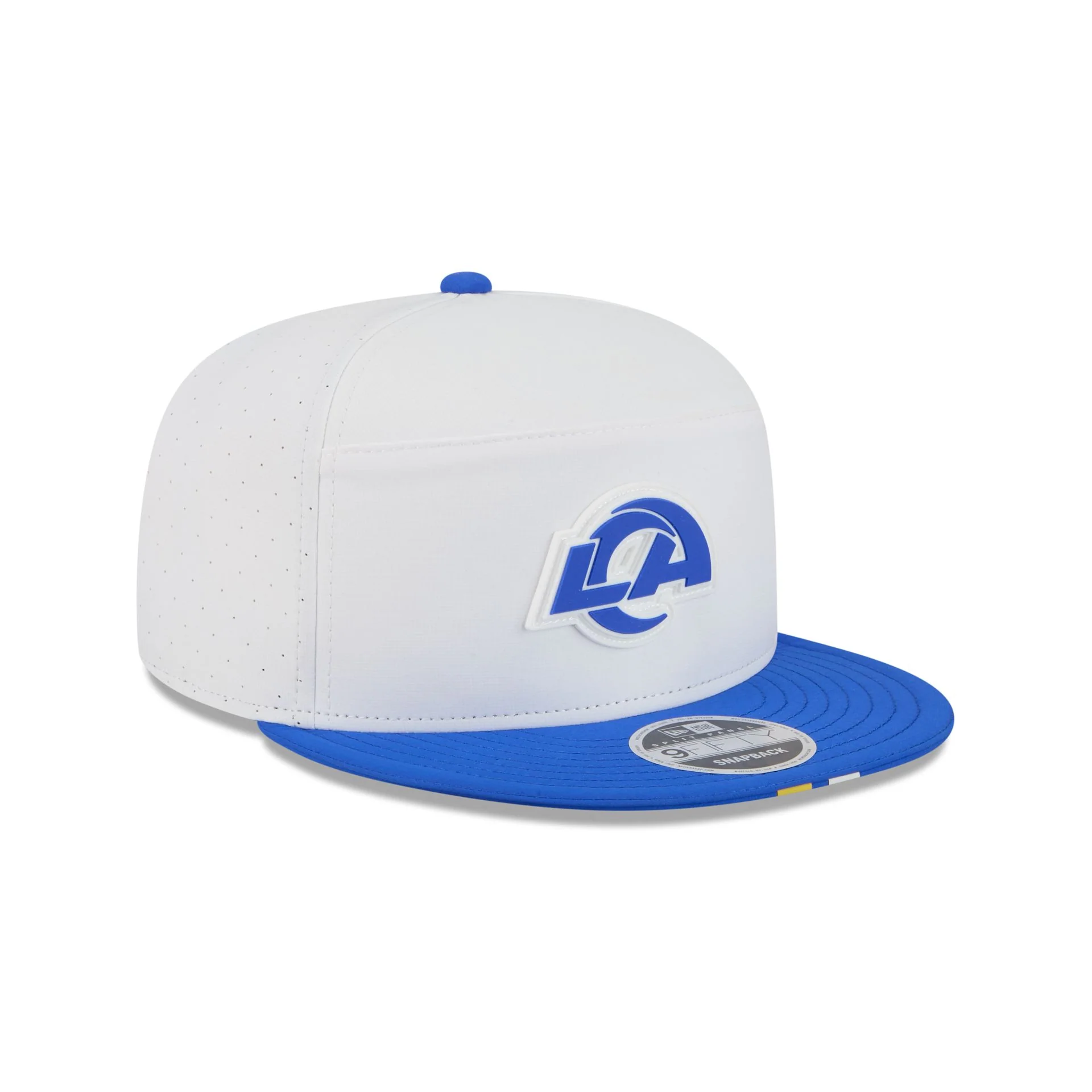 Los Angeles Rams 2025 Training Split Panel 9FIFTY Snapback Hat