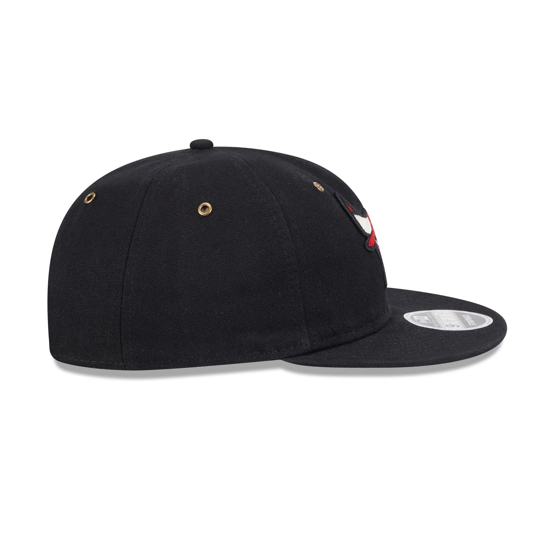 Chicago Bulls Cotton Canvas Retro Crown 9FIFTY Adjustable Hat
