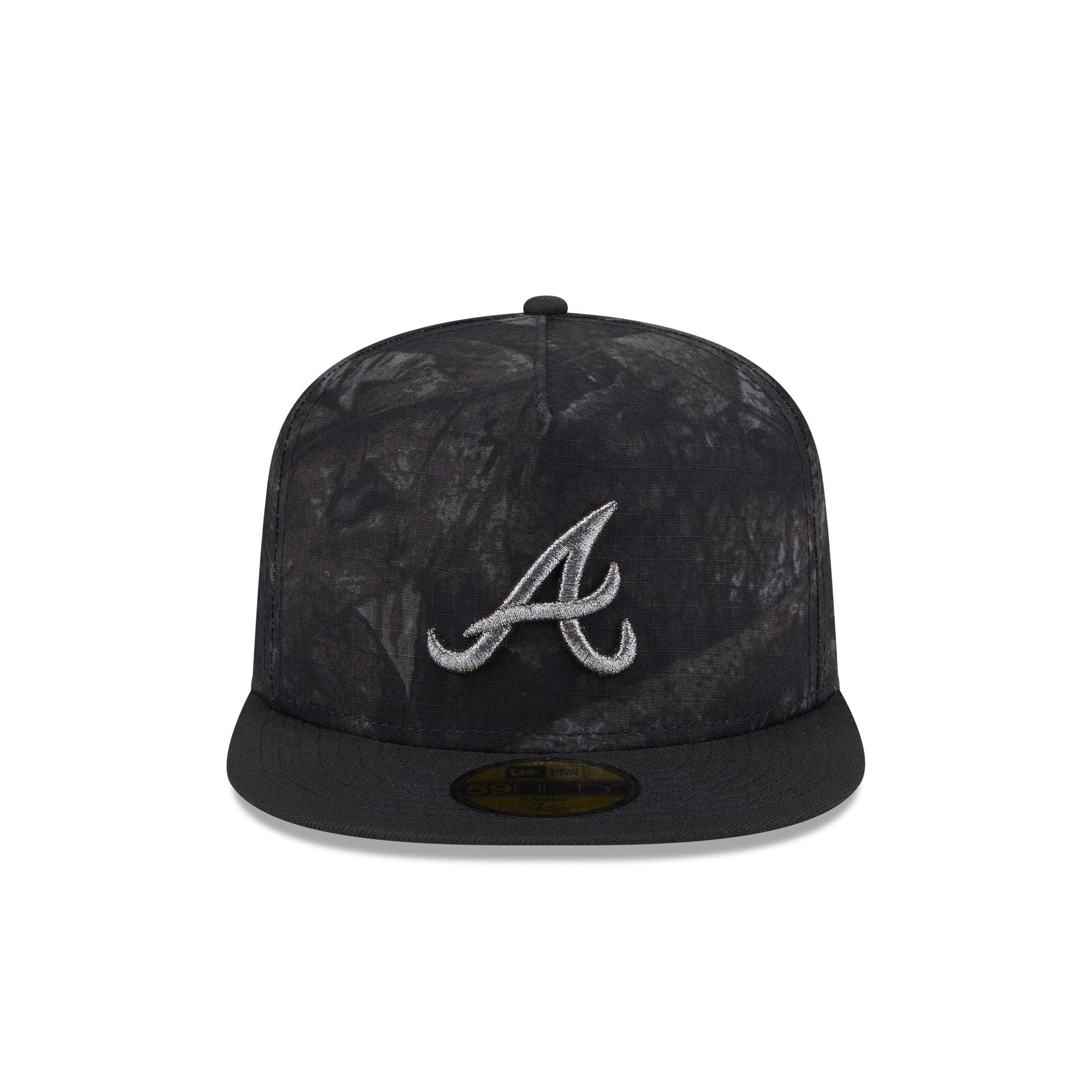 Just Caps Ripstop Camo Atlanta Braves 59FIFTY A-Frame Fitted Hat