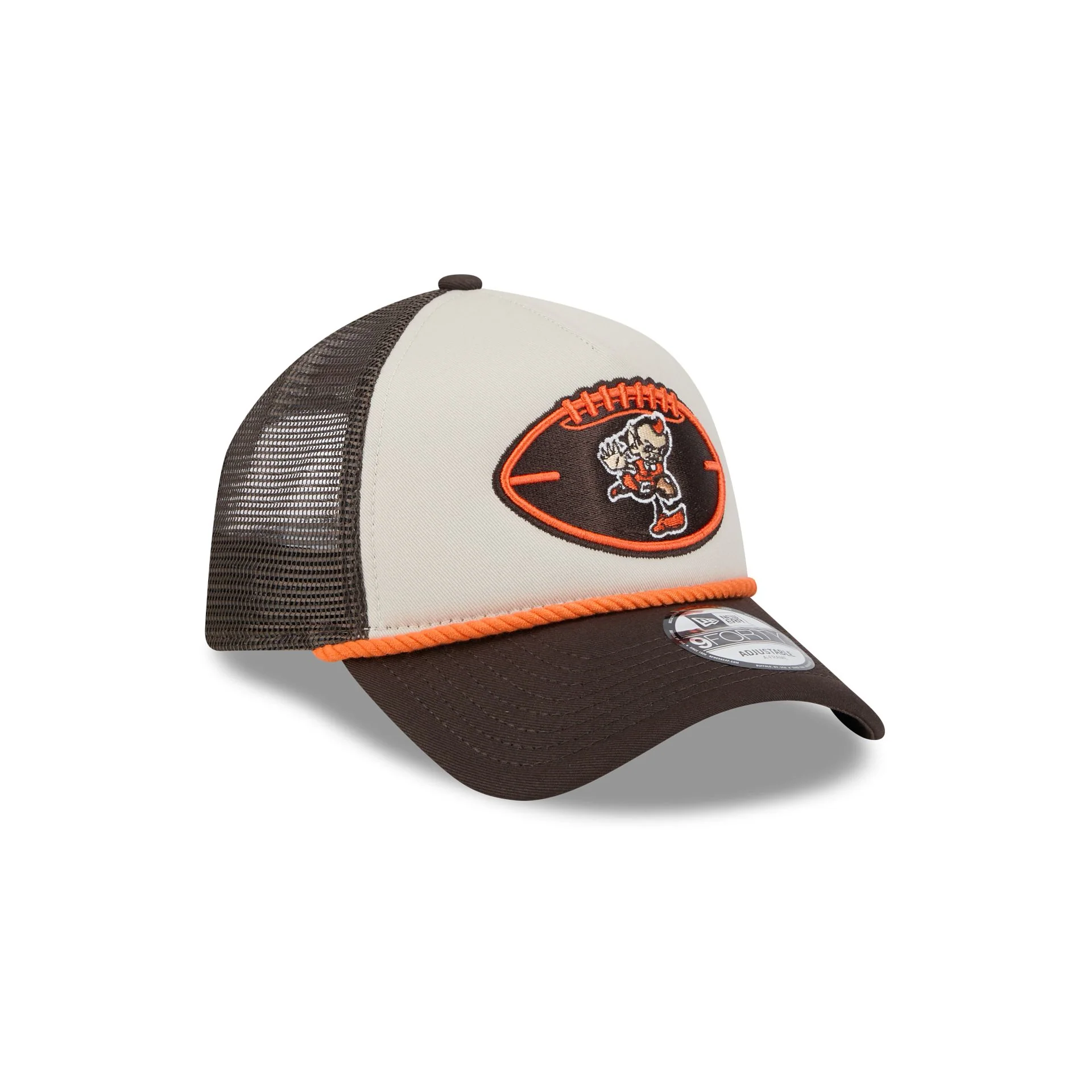 Cleveland Browns 2024 Historic Sideline 9FORTY A-Frame Snapback Hat