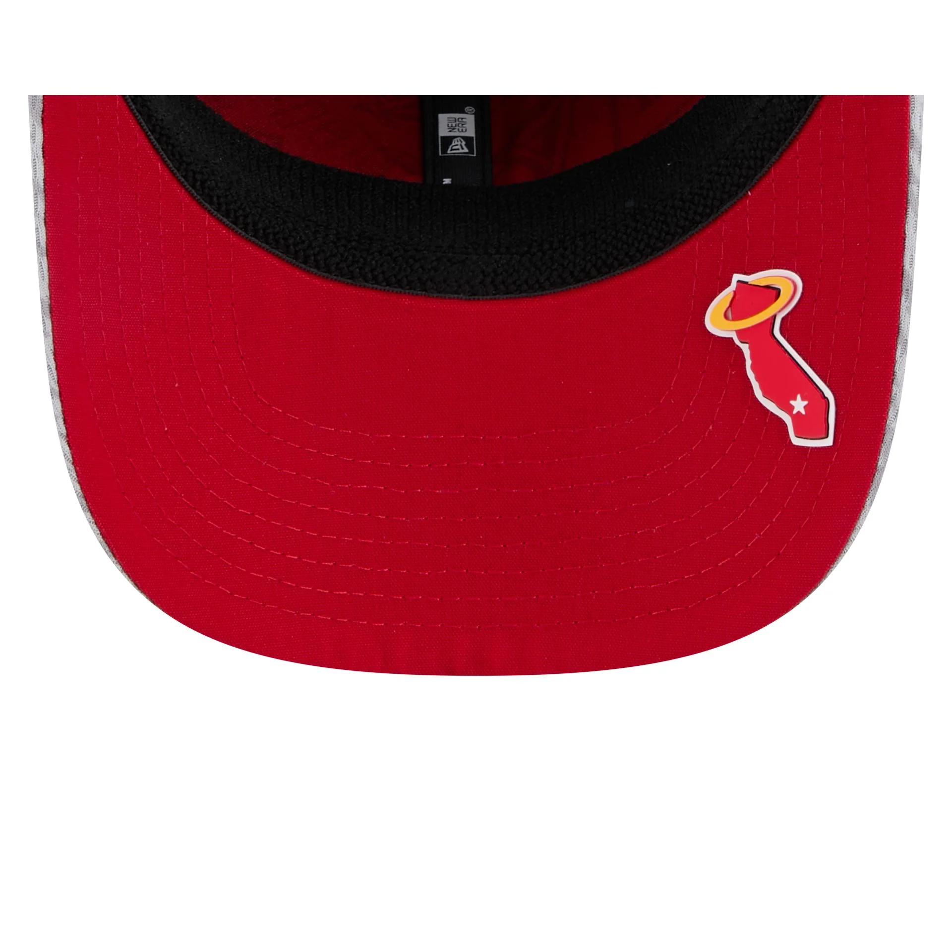 Los Angeles Angels 2025 Clubhouse Gray 9SEVENTY Stretch-Snap Hat