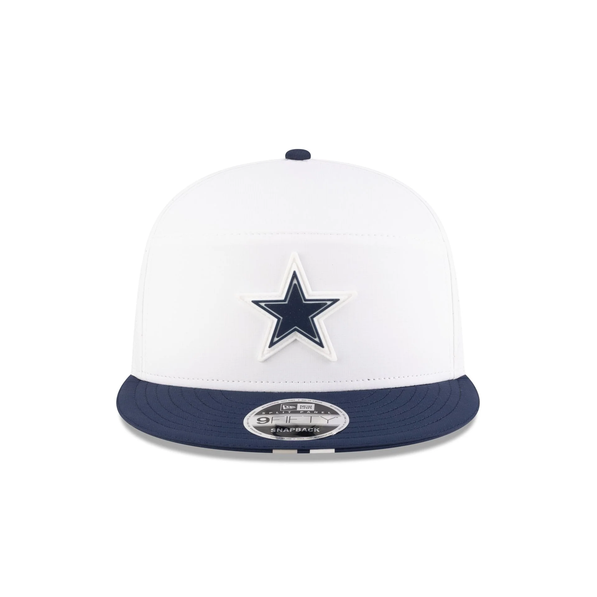 Dallas Cowboys 2025 Training Split Panel 9FIFTY Snapback Hat