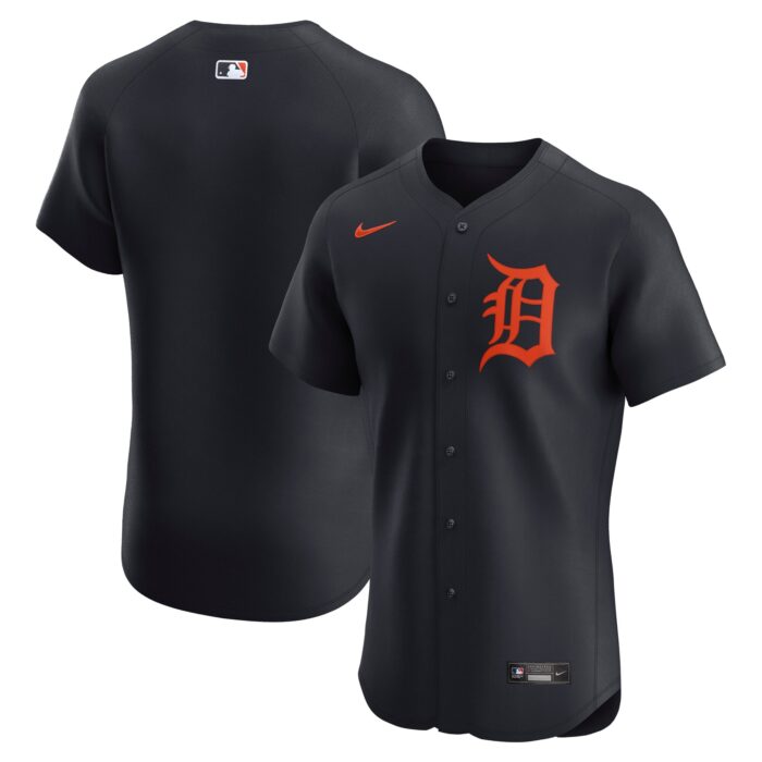 Men’s Detroit Tigers Nike Navy Alternate Elite Jersey
