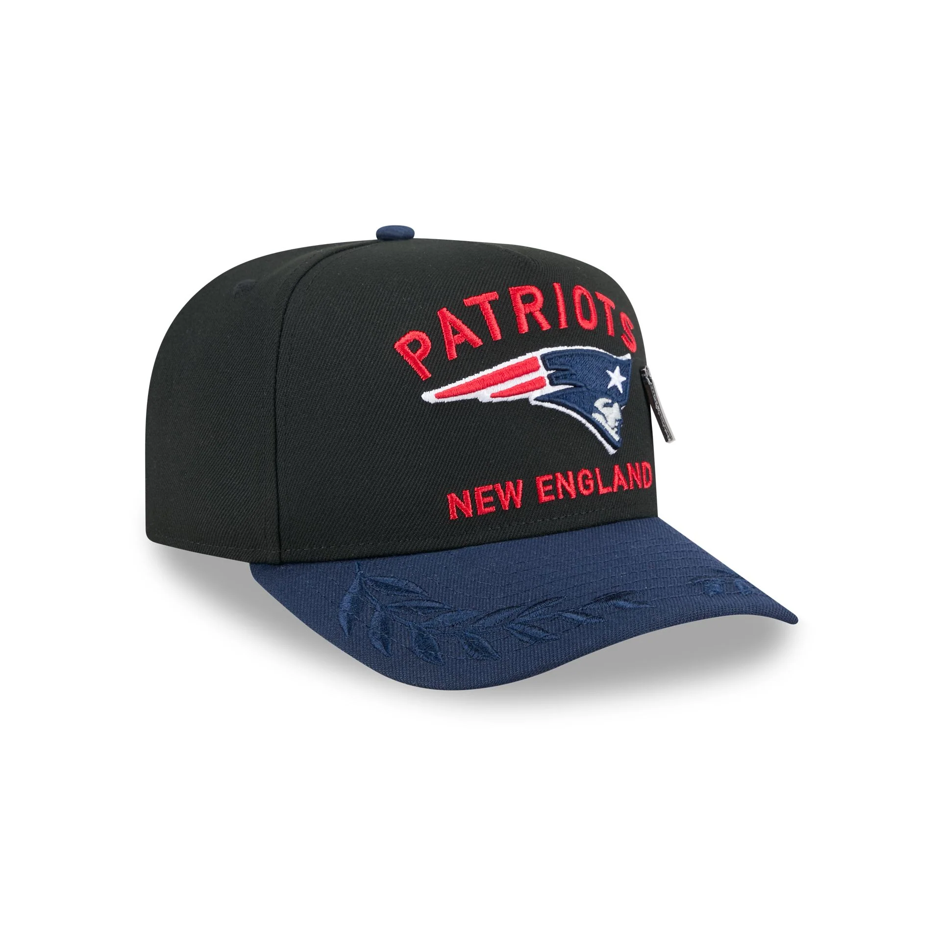 New England Patriots 2025 Draft Black 59FIFTY A-Frame Fitted Hat
