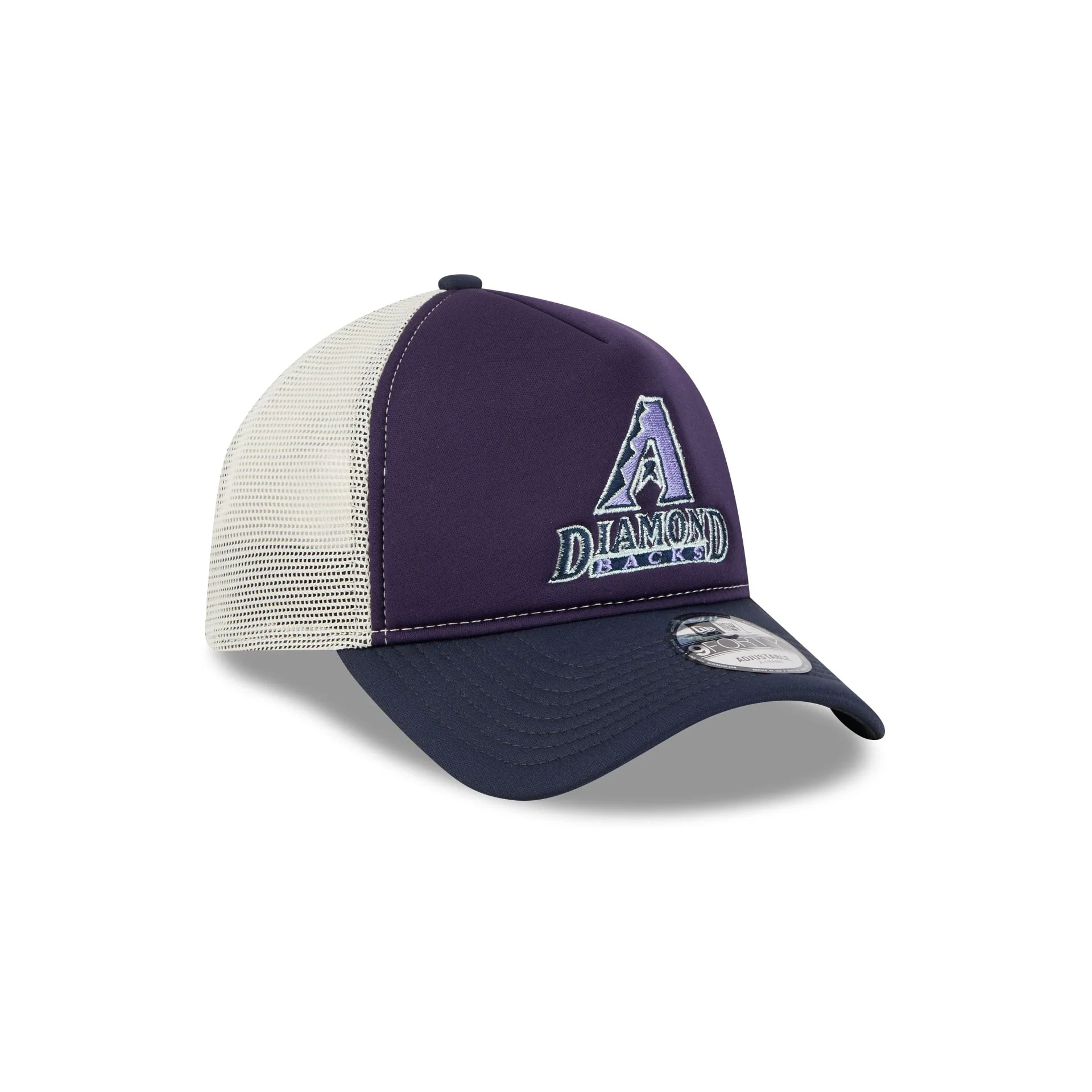 Arizona Diamondbacks Navy Purple 9FORTY A-Frame Trucker Hat