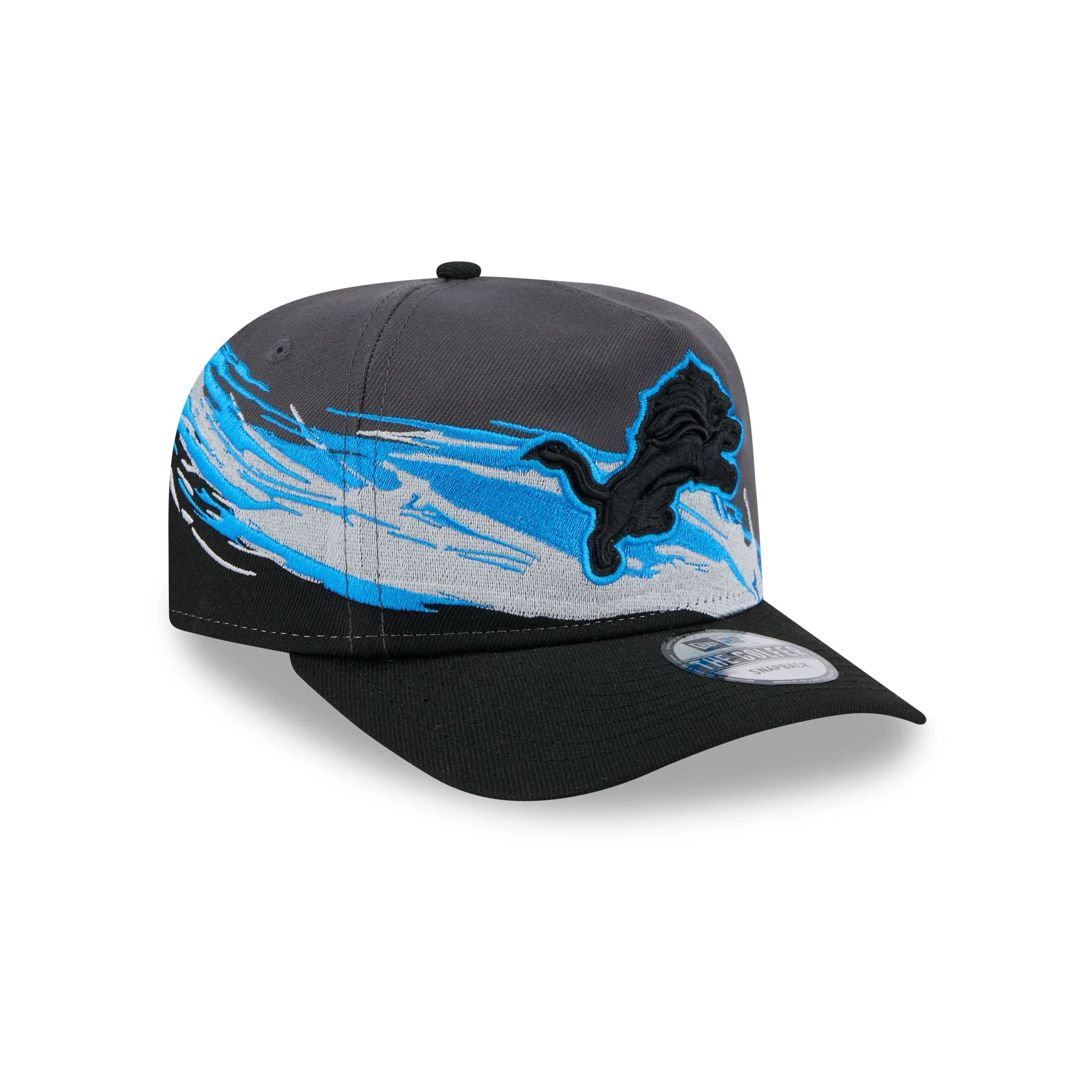 Detroit Lions Graphite Brushstroke Golfer Hat