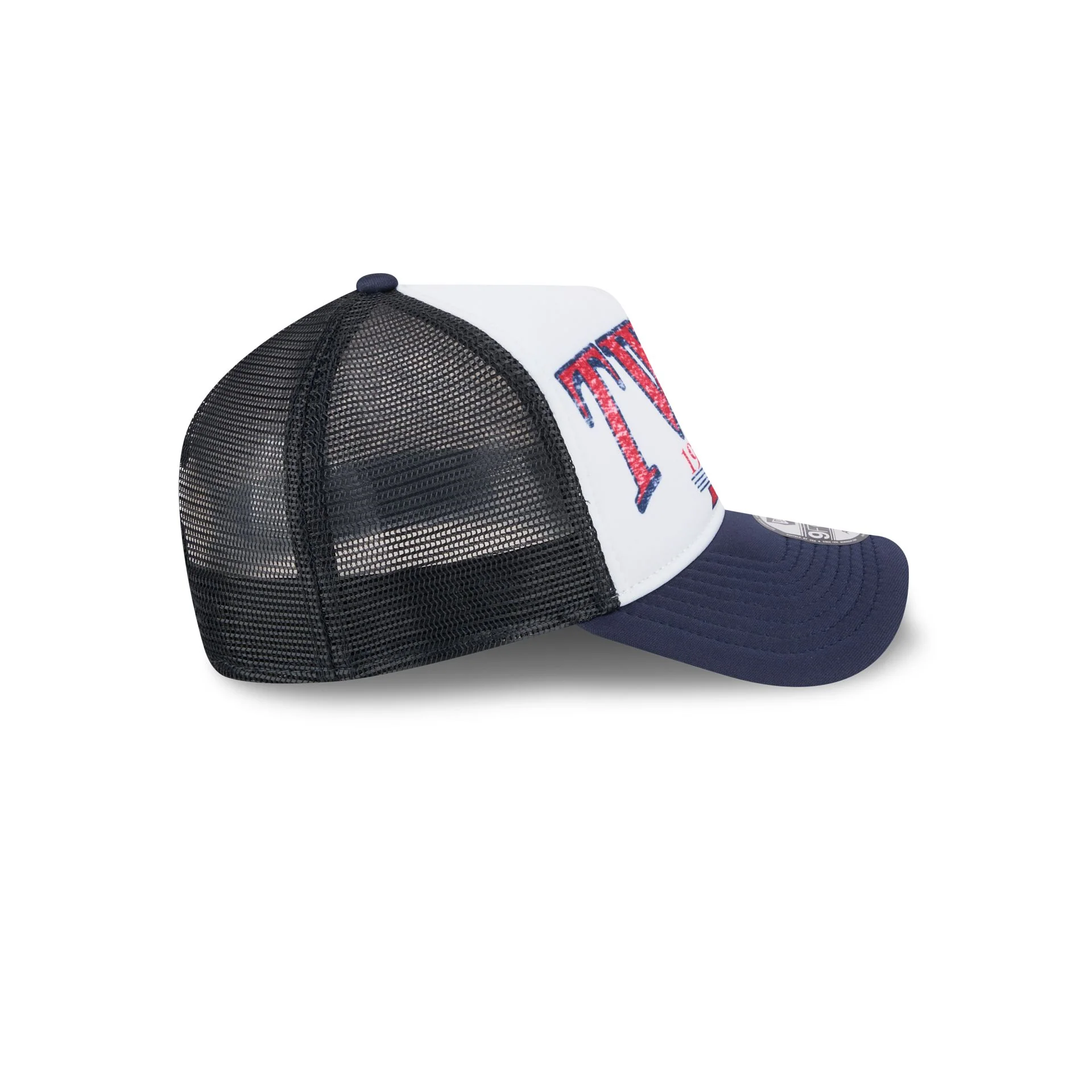 Minnesota Twins Distressed 9FORTY A-Frame Trucker Hat
