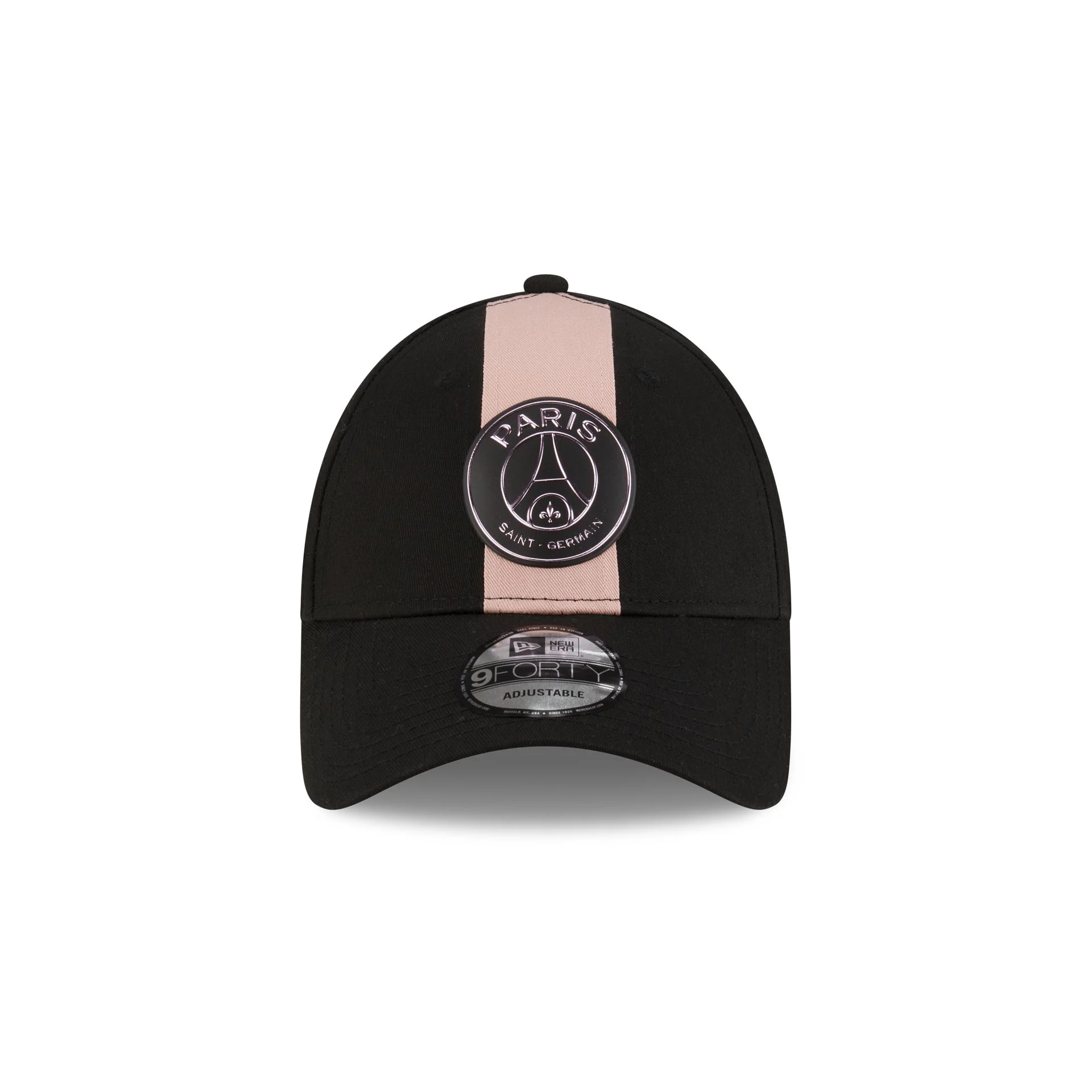 Paris Saint-Germain Black Contrast Panel 9FORTY Adjustable Hat