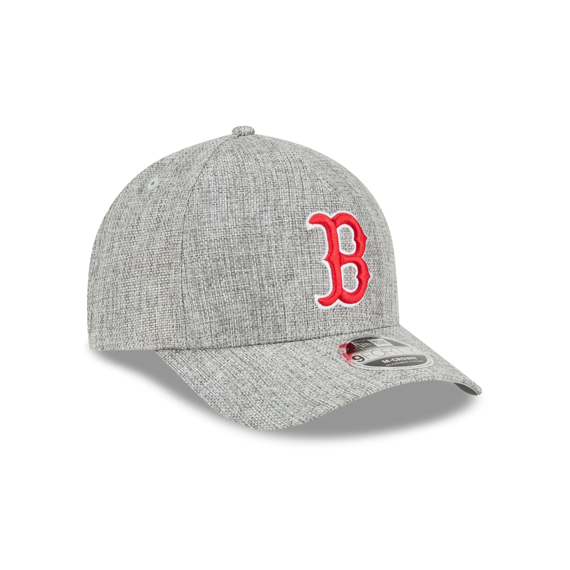 Boston Red Sox Cotton Weave Gray 9FORTY M-Crown A-Frame Snapback Hat