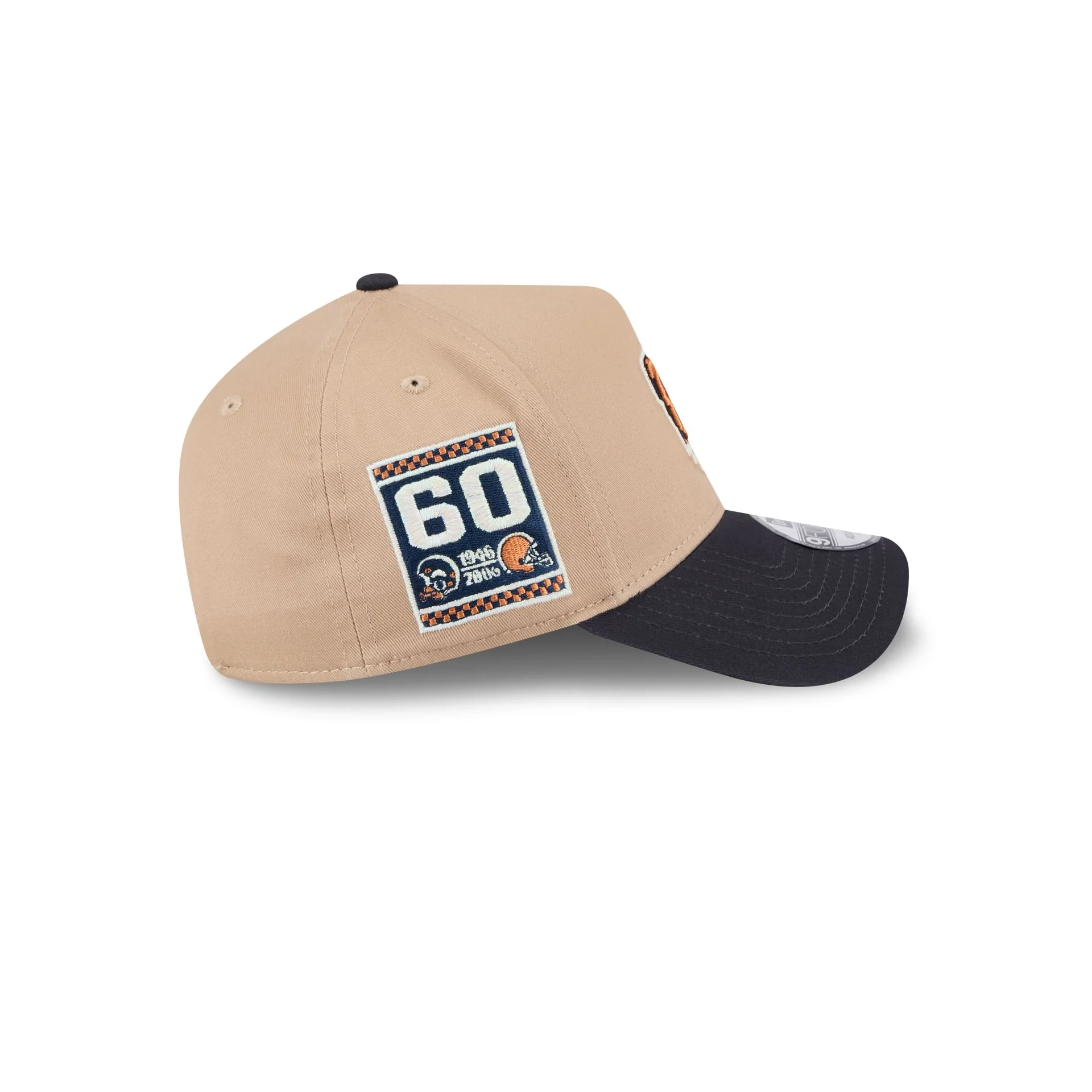 Cleveland Browns Beige Khaki 9FORTY A-Frame Snapback Hat