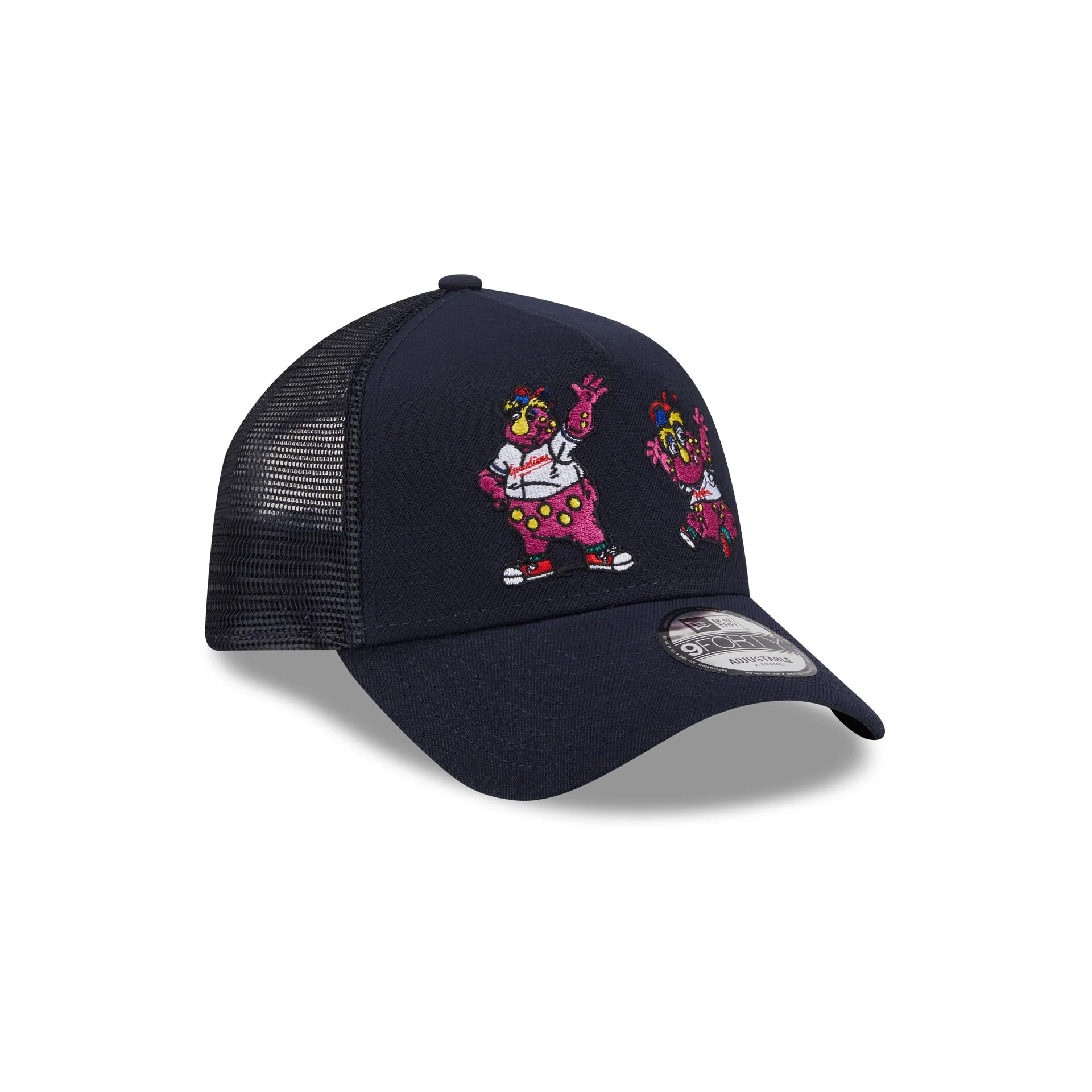 Cleveland Guardians Generation Mascots 9FORTY A-Frame Trucker Hat