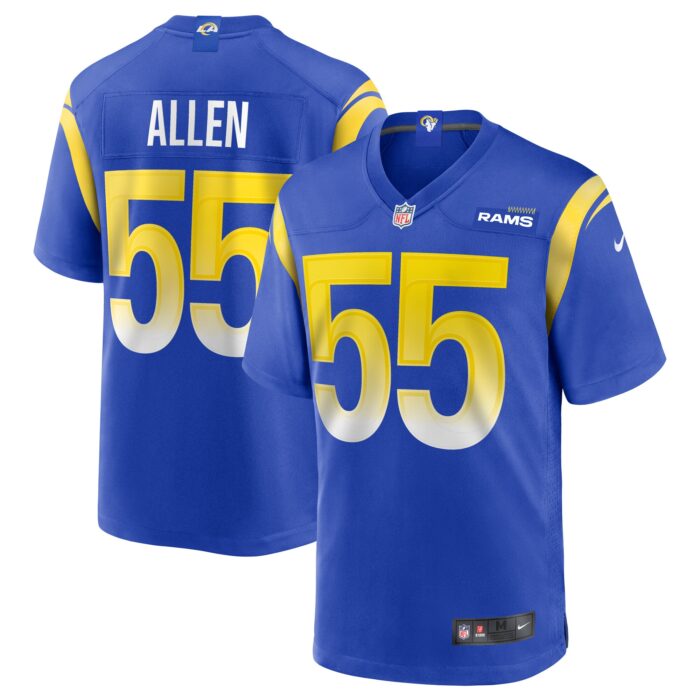 Men’s Los Angeles Rams Brian Allen Nike Royal Game Jersey