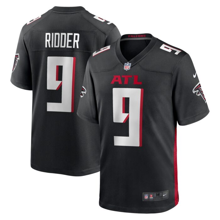 Men’s Atlanta Falcons Desmond Ridder Nike Black Game Player Jersey