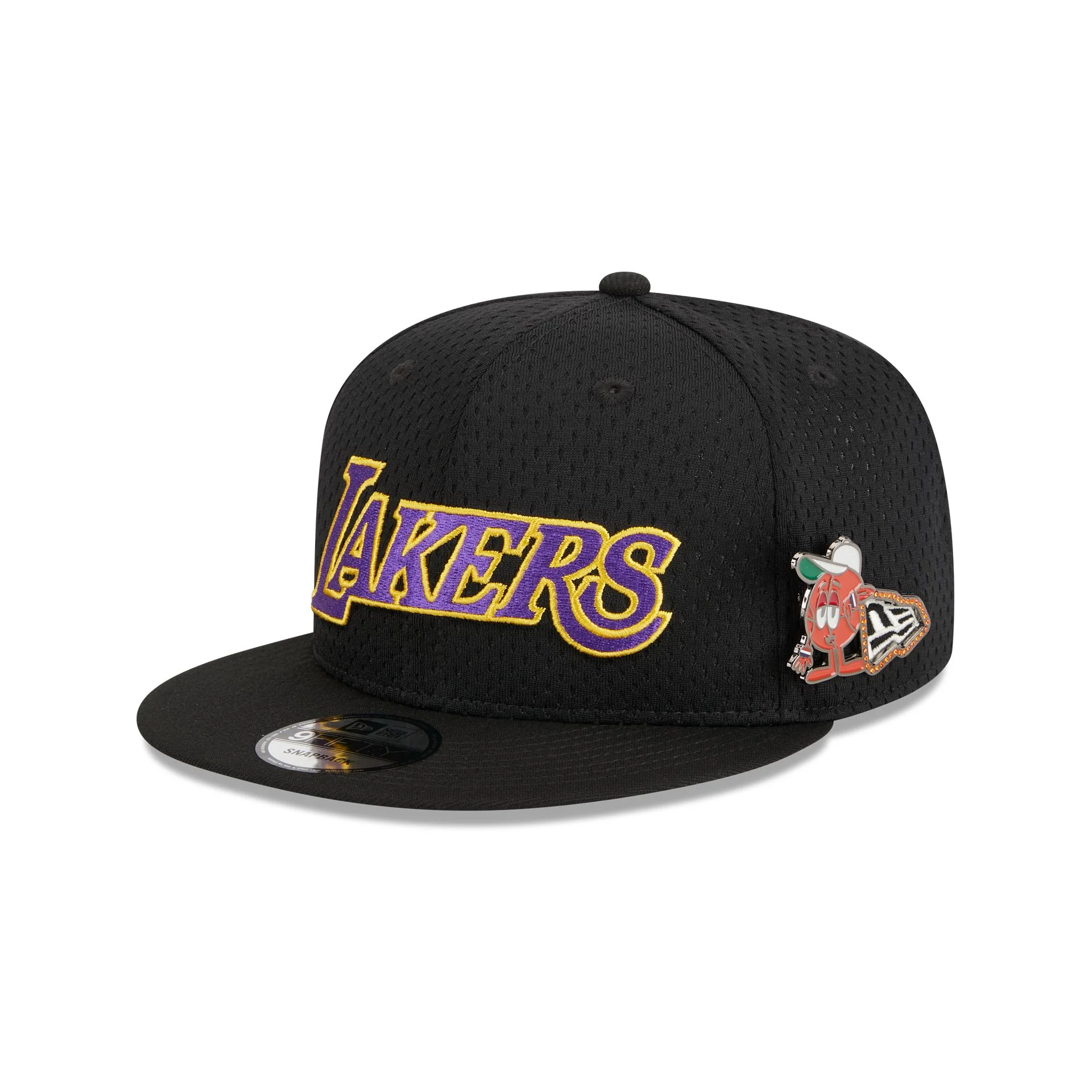 Los Angeles Lakers Post-Up Pin 9FIFTY Snapback Hat