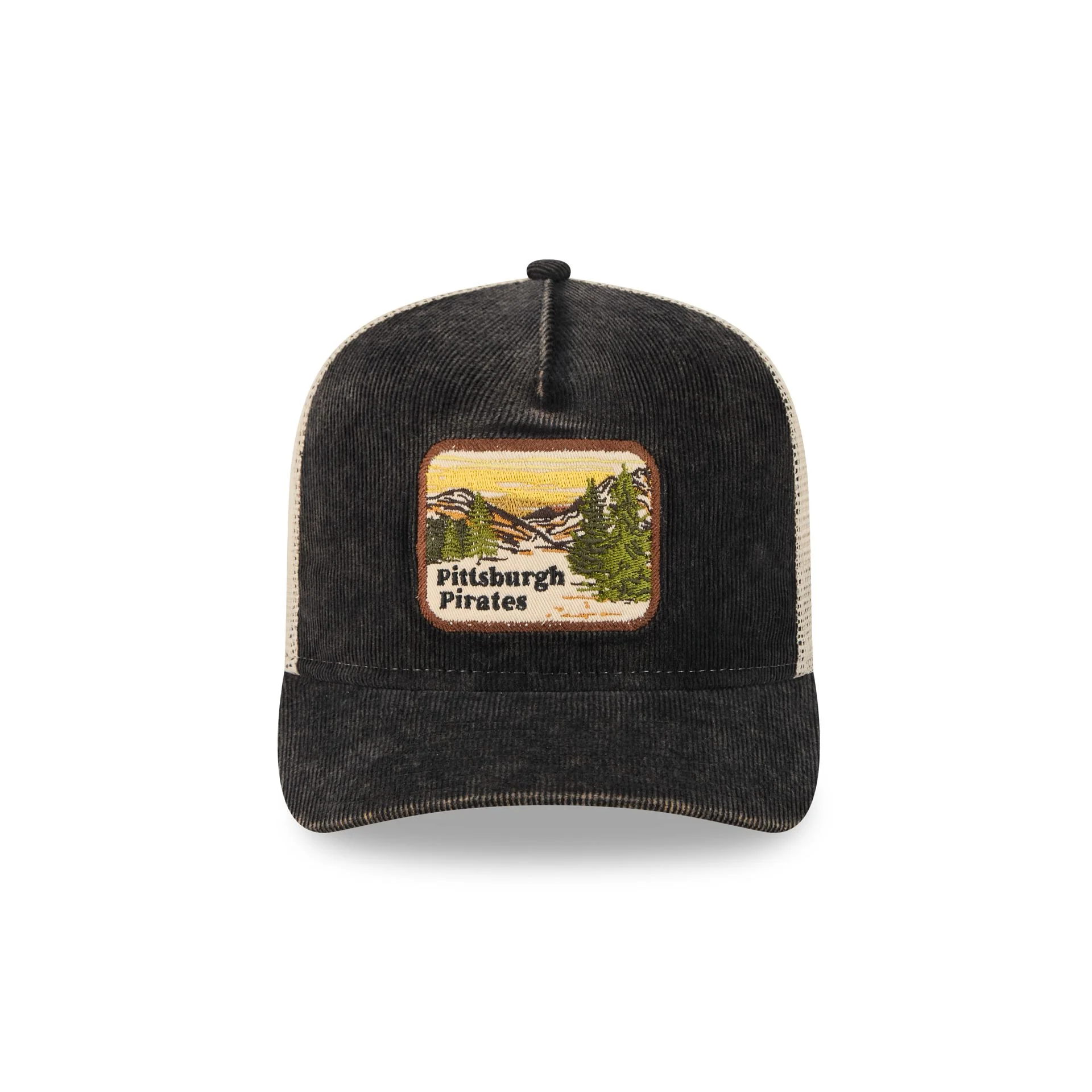 Pittsburgh Pirates Vintage Landscape 9FIFTY A-Frame Trucker Hat