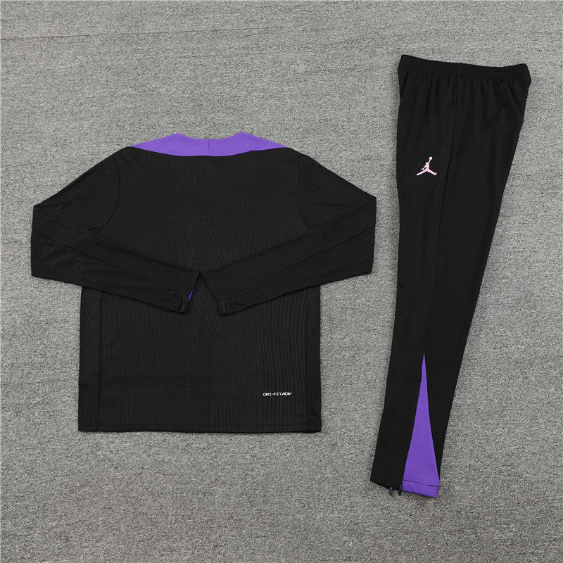 Tracksuit Paris Black/Purple Training 24/25