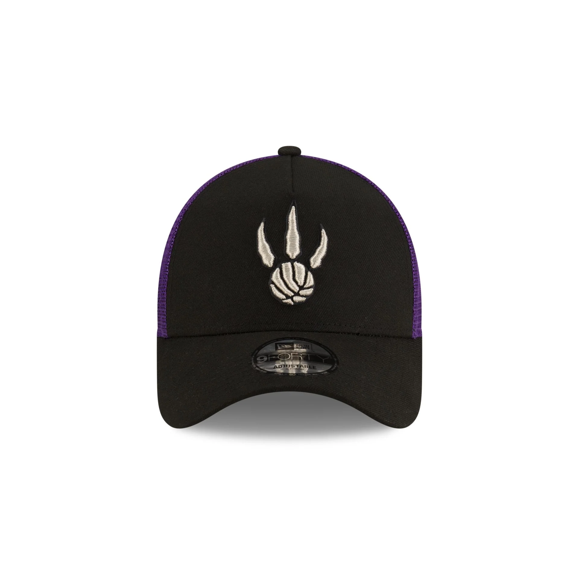 Toronto Raptors Classic Edition Black 9FORTY A-Frame Trucker Hat