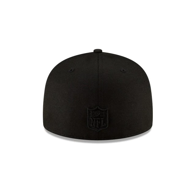 Los Angeles Rams Black On Black 59FIFTY Fitted Hat