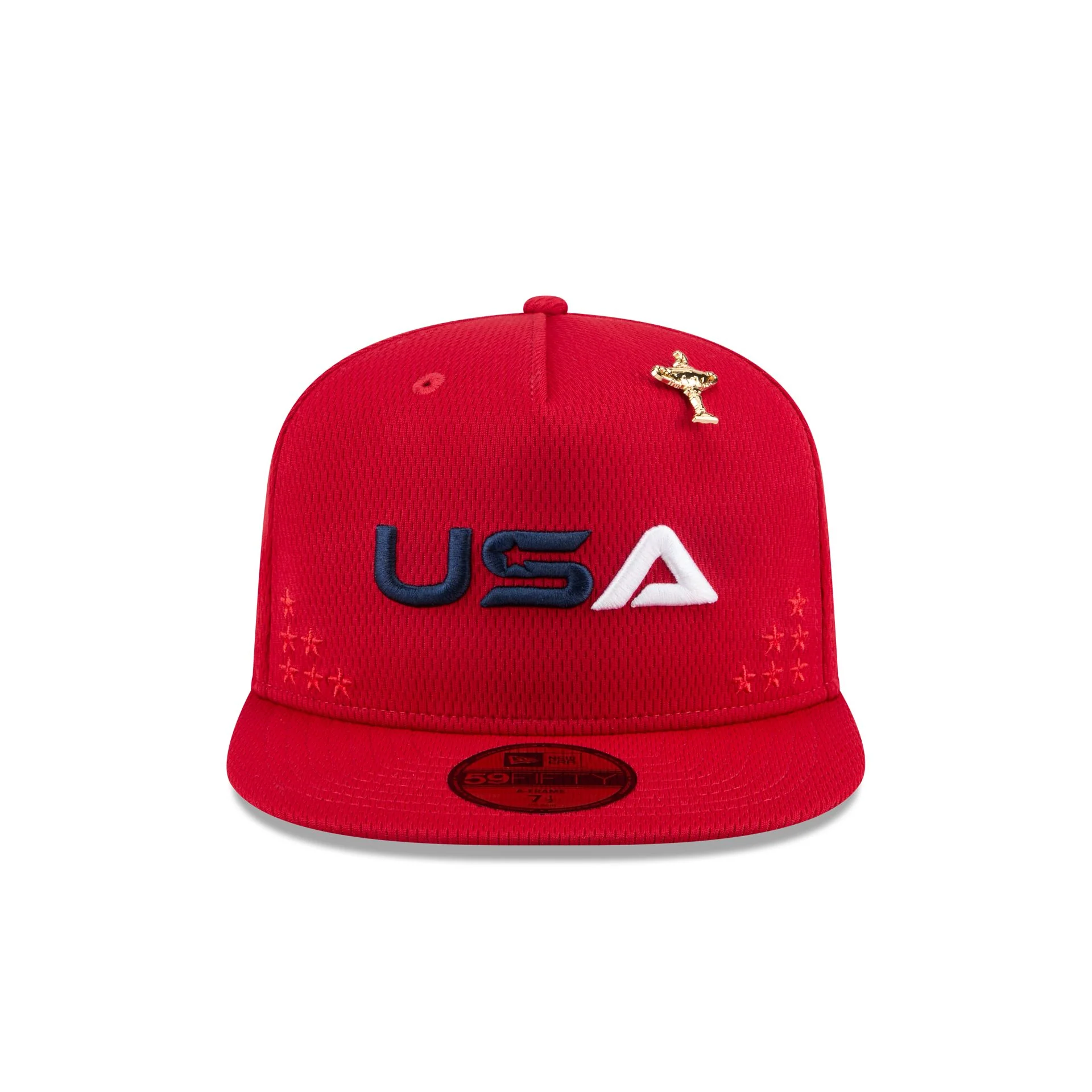 2025 Ryder Cup Team USA Red 59FIFTY A-Frame Fitted Hat