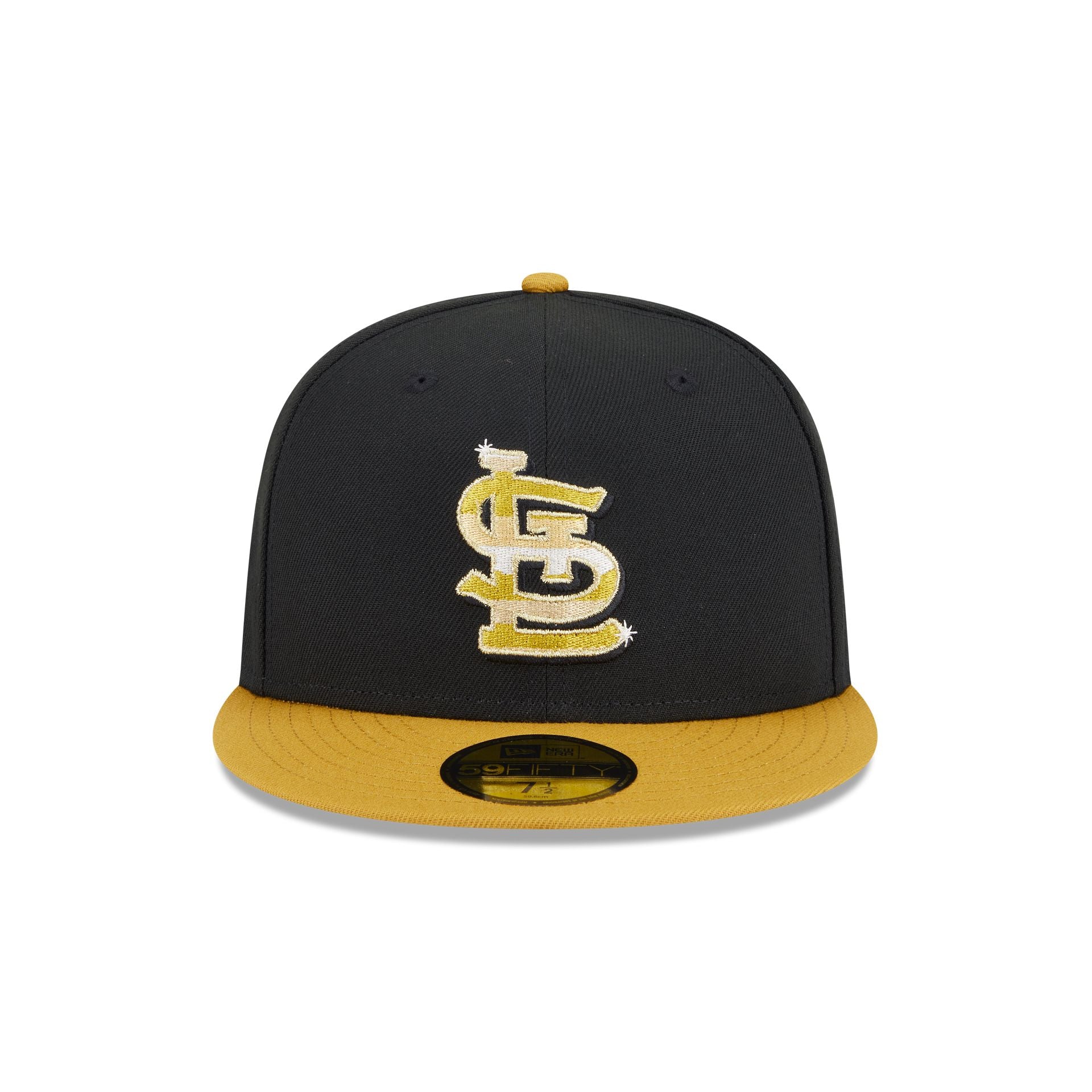 St. Louis Cardinals Metallic Gold Logo 59FIFTY Fitted Hat