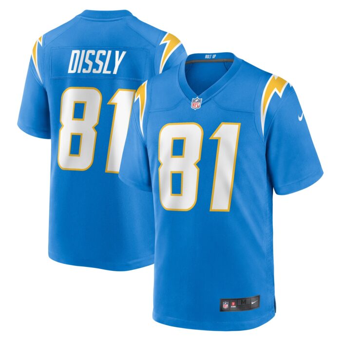 Men’s Los Angeles Chargers Will Dissly Nike Powder Blue Game Jersey